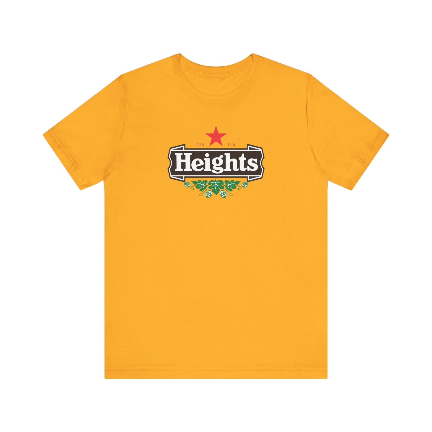 Heights Heinies - Unisex Beer Label Shirt for Tampa, FL