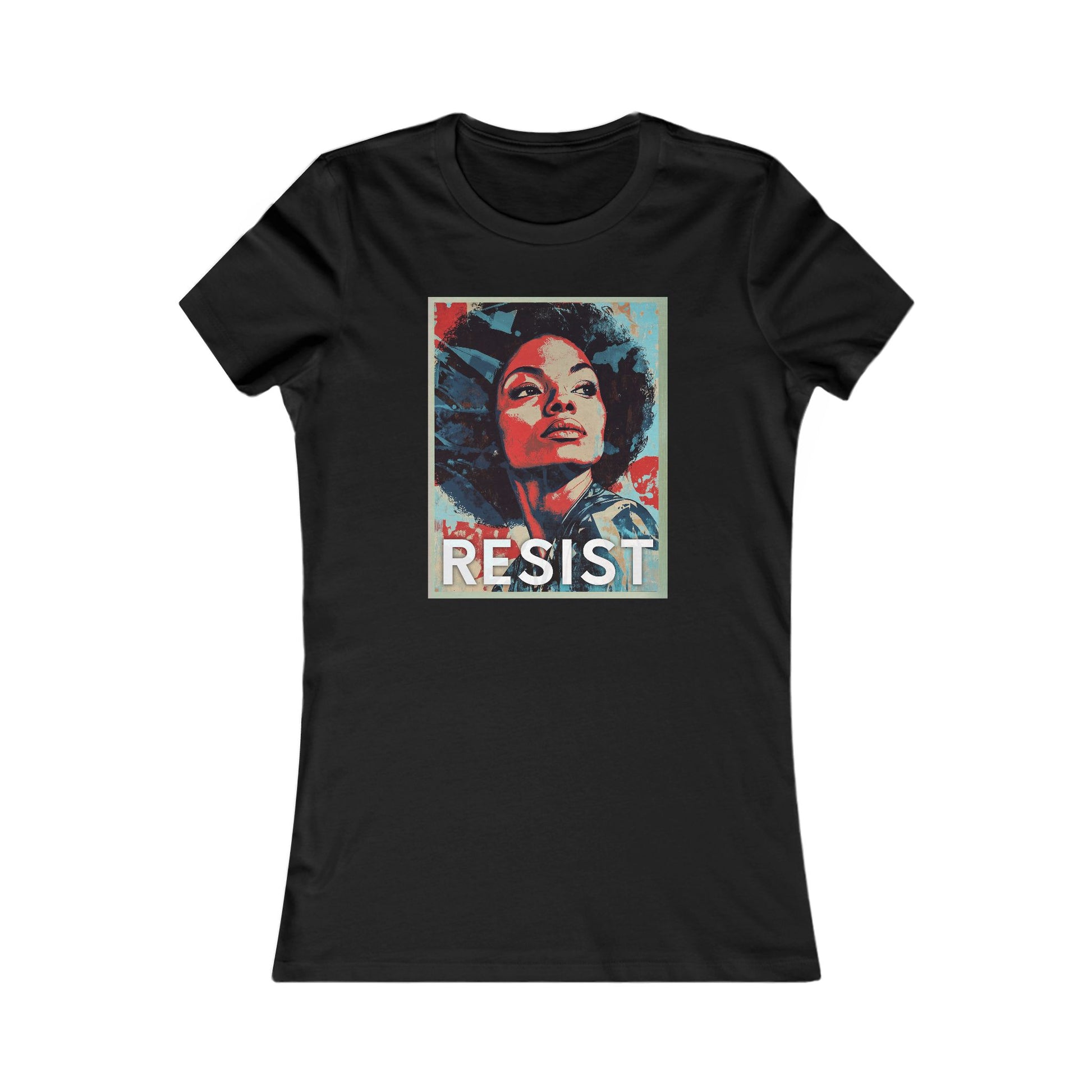 RESIST Angela Davis t-shirt protest mens womens | Speak Out Shirts