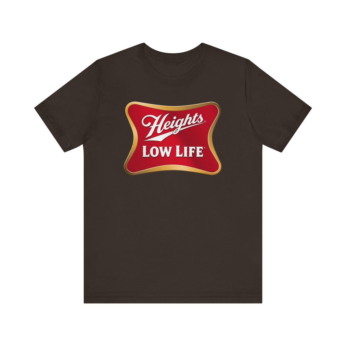Heights Low Life Beer Logo t-shirt funny mens womens | Speak Out Shirts