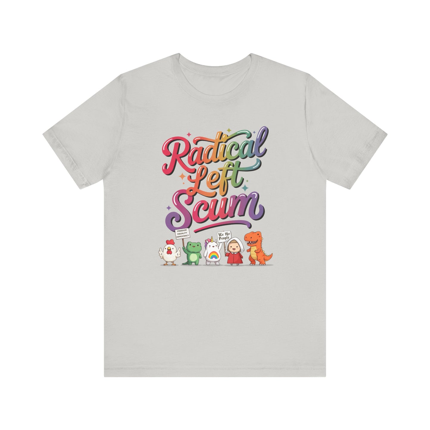 Radical Left Scum Protest Icons Short Sleeve t-shirt protest mens womens | Speak Out Shirts