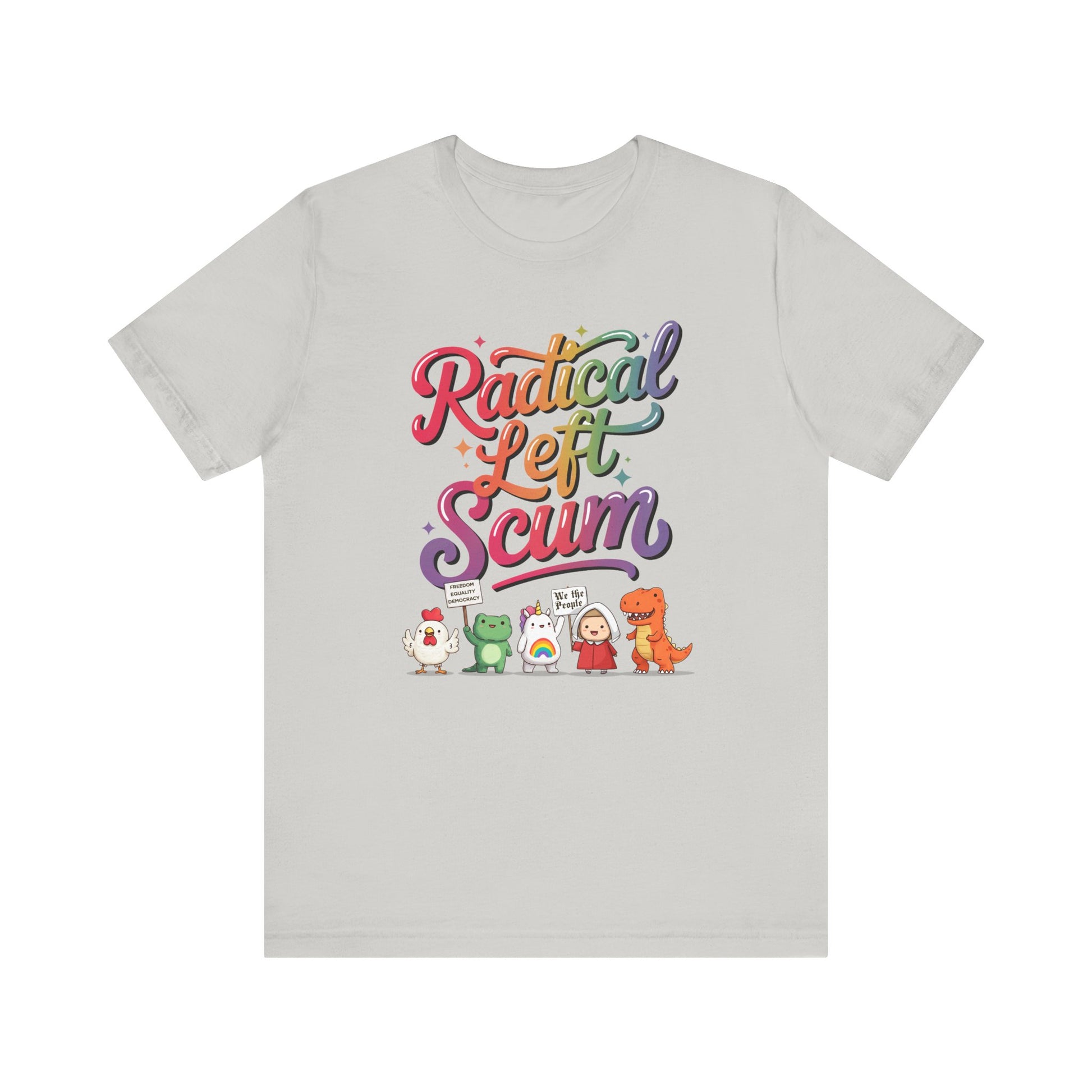 Radical Left Scum Protest Icons Short Sleeve t-shirt protest mens womens | Speak Out Shirts