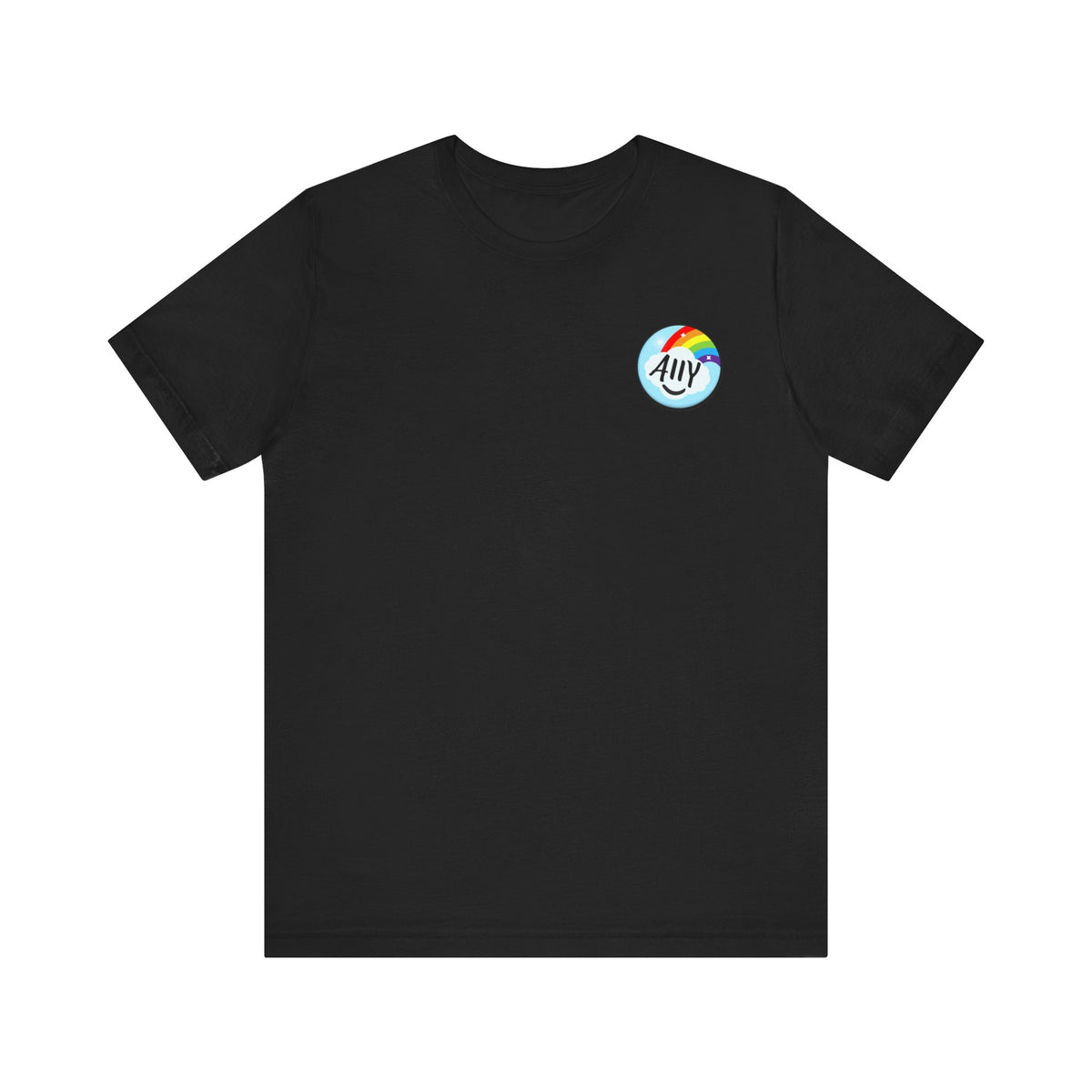 Ally Rainbow Heart Tee - LGBTQ+ Pride Support T-Shirt