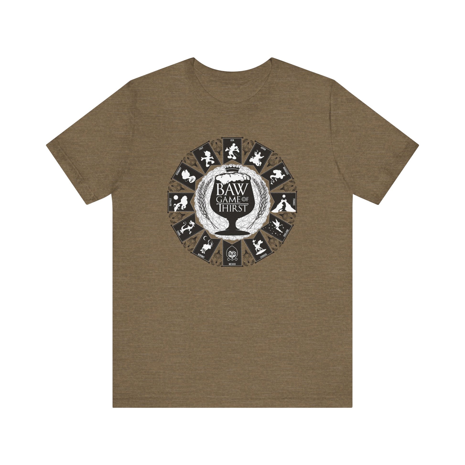 Game of Thirst Epcot Group Drinking t-shirt mens womens ladies | Speak Out Shirts