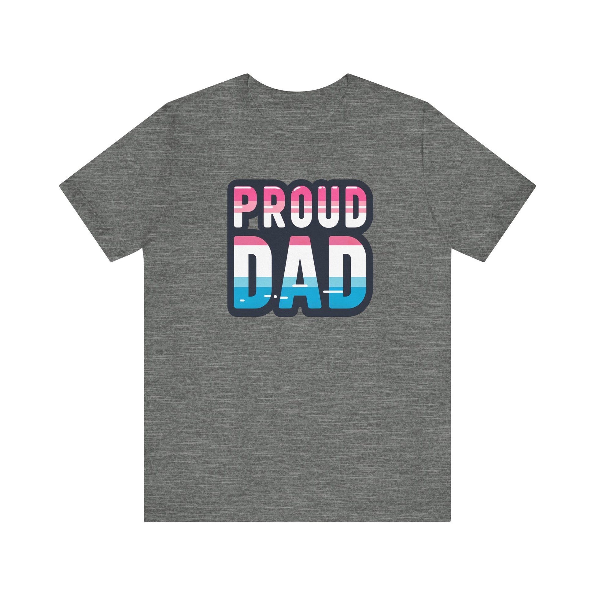 Proud Trans Dad Unisex Tee - LGBTQ+ Pride Shirt