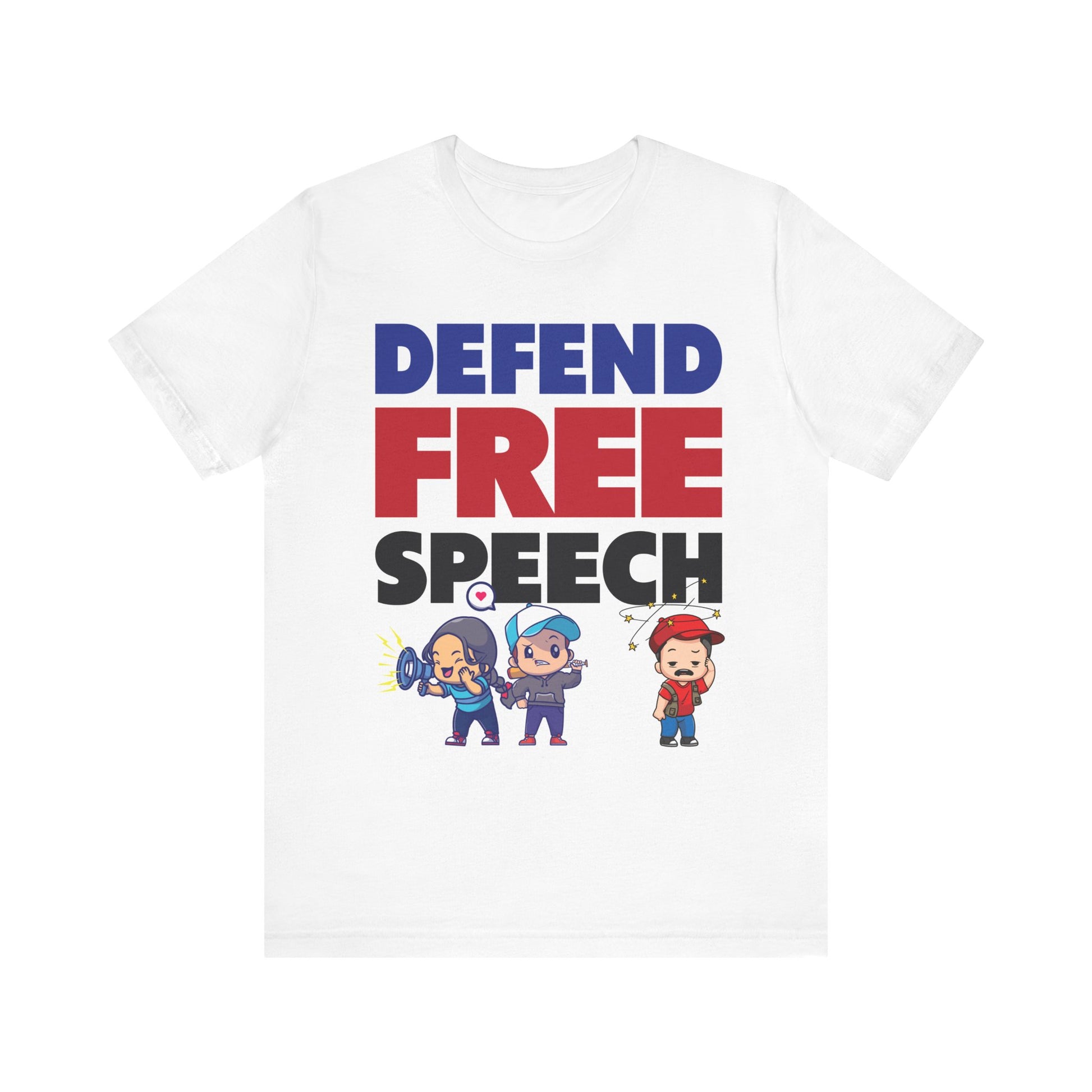 📣 Defend Free Speech t-shirt protest mens womens | Speak Out Shirts