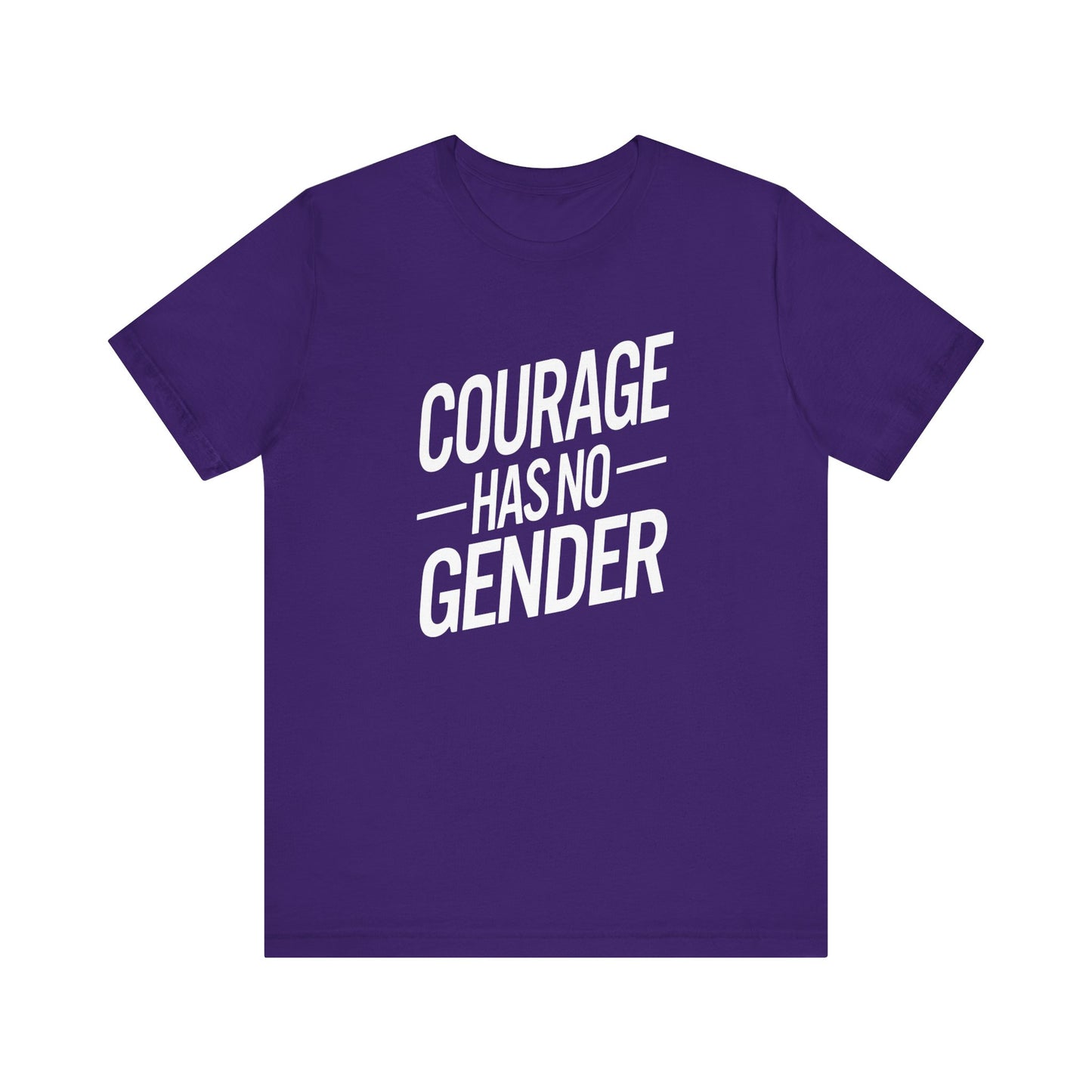 Courage Has No Gender Unisex Trans Tee - Pride Statement Shirt