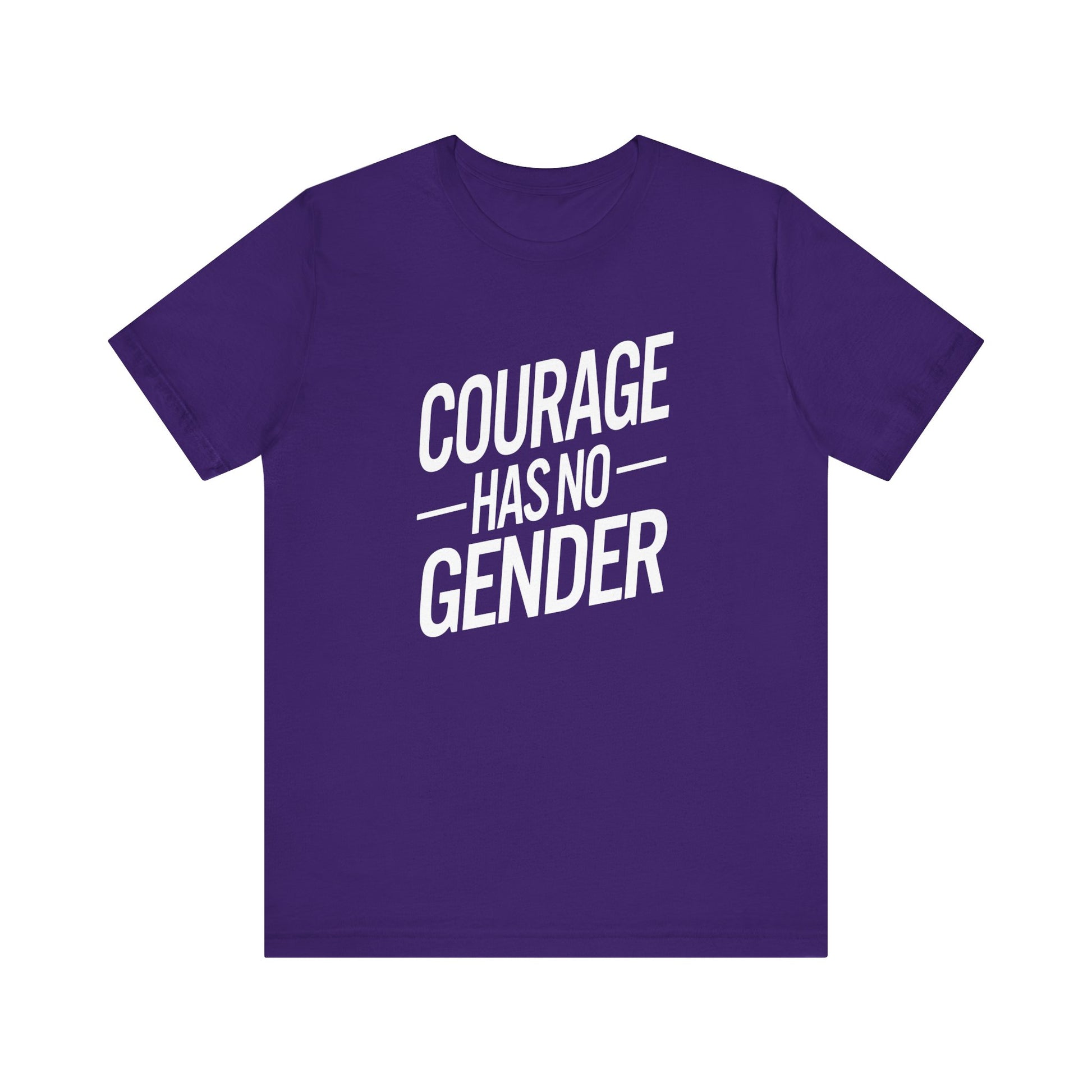 Courage Has No Gender Unisex Trans Tee - Pride Statement Shirt