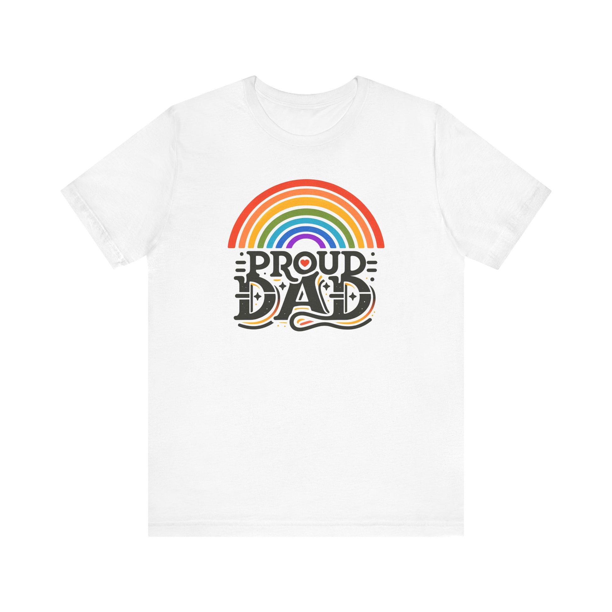 Proud Dad Unisex Tee - LGBTQ+ Ally Pride