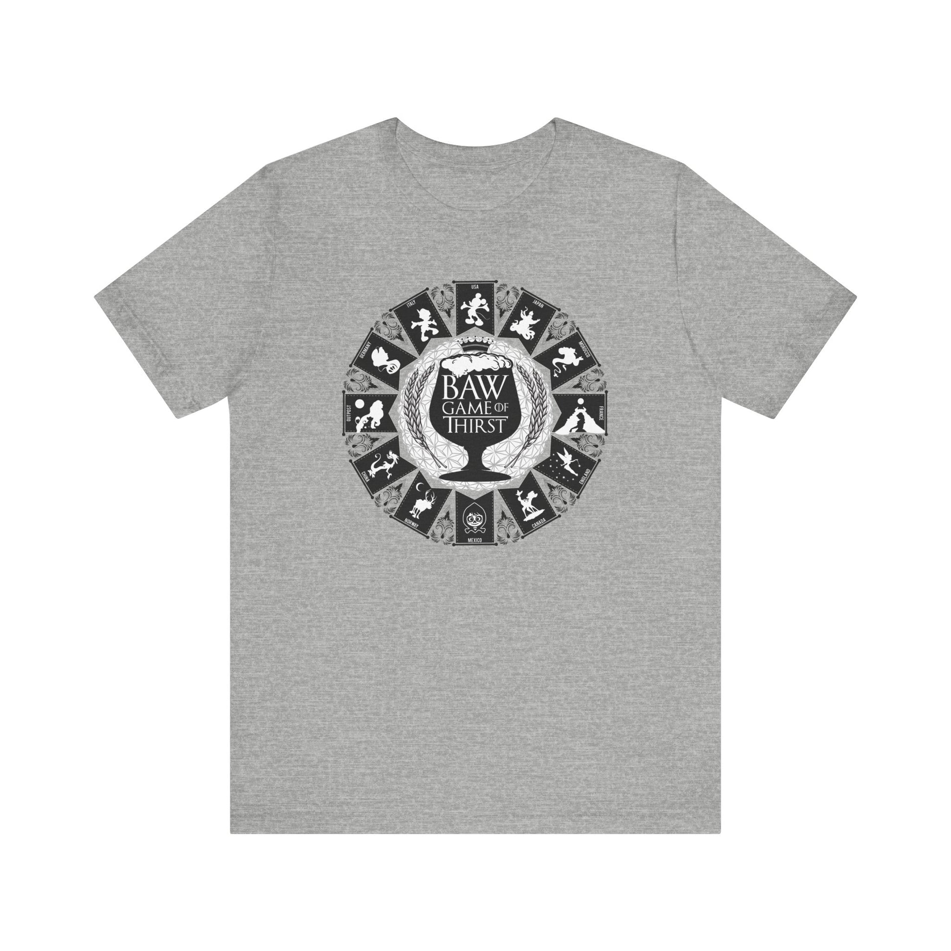 Game of Thirst Epcot Group Drinking t-shirt mens womens ladies | Speak Out Shirts