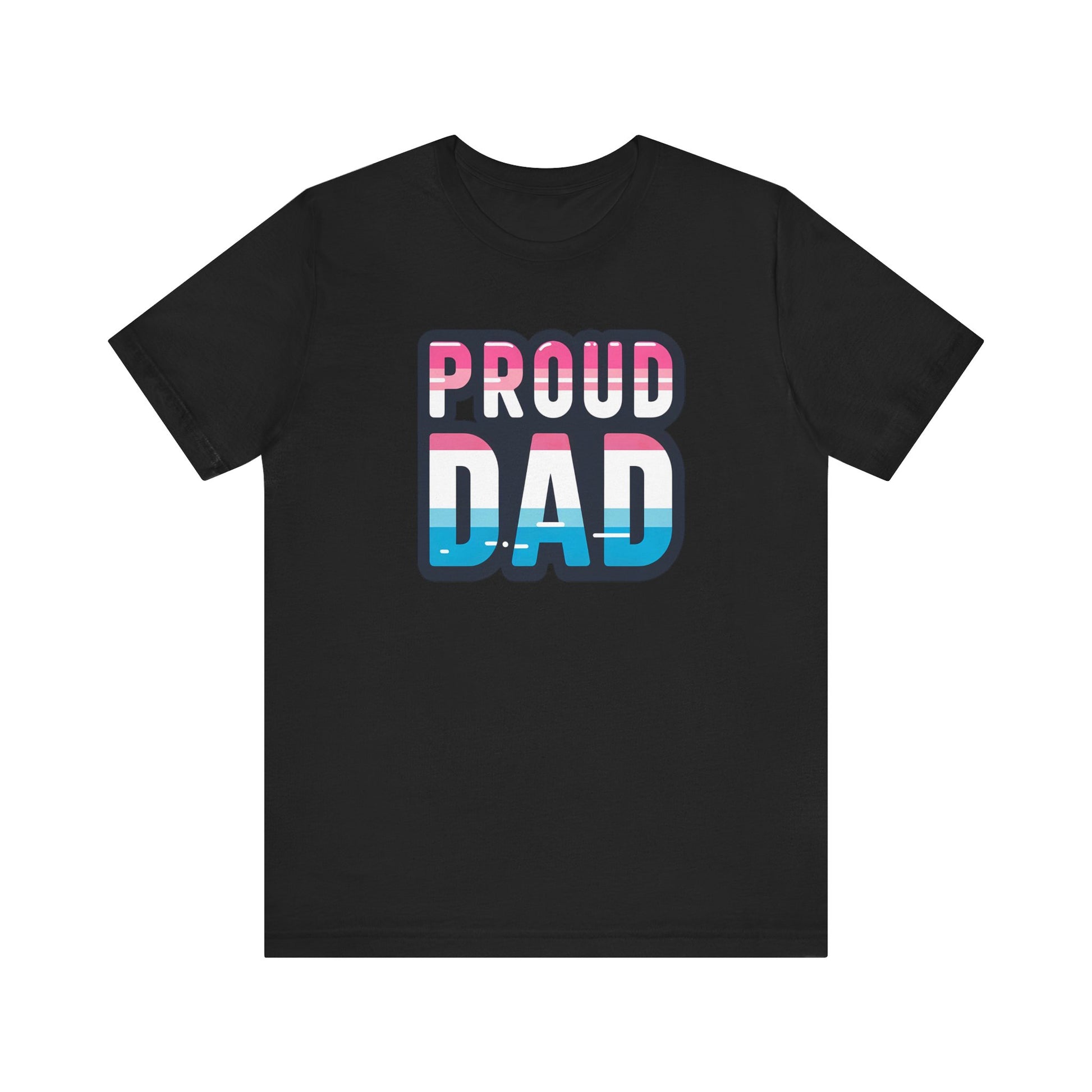 Proud Trans Dad Unisex Tee - LGBTQ+ Pride Shirt