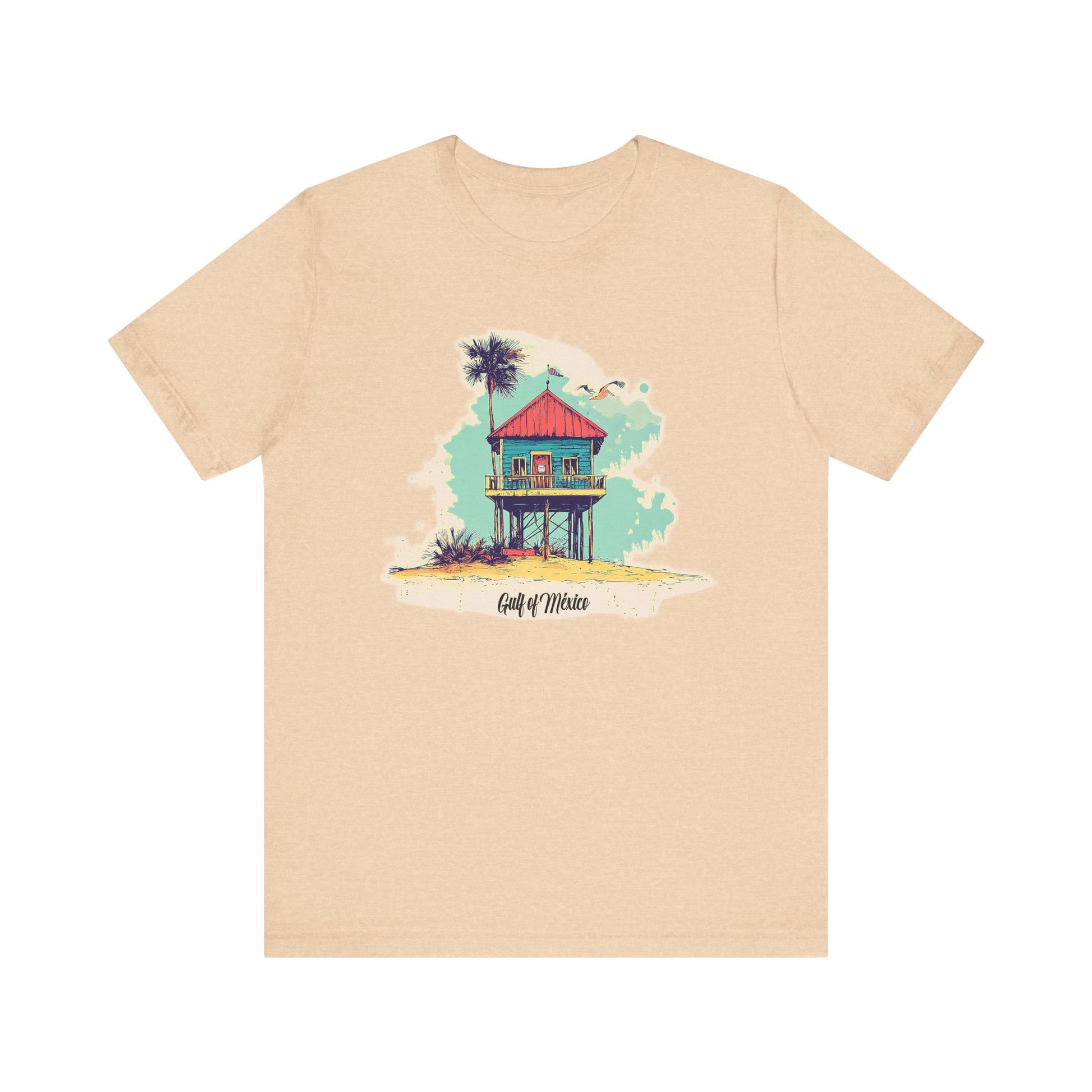 Gulf of México Stilt House On the Gulf t-shirt activist mens womens | Speak Out Shirts
