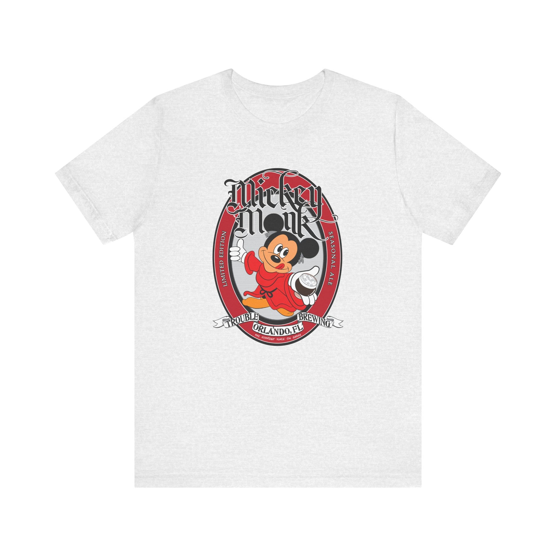 Mickey Monk Beer Label Unisex Shirt - Disney Fan Tee