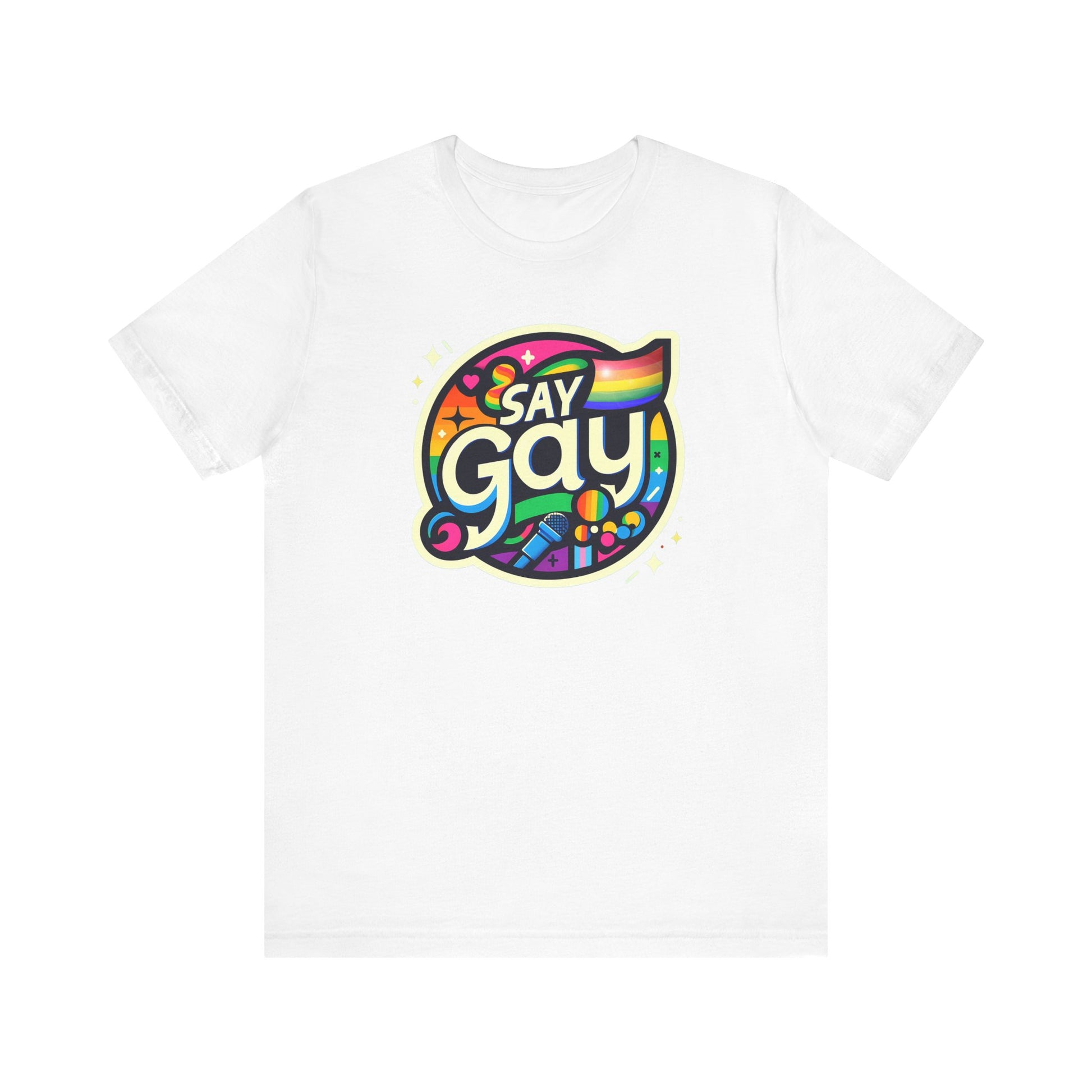 Say Gay t-shirt mens womens ladies | Speak Out Shirts