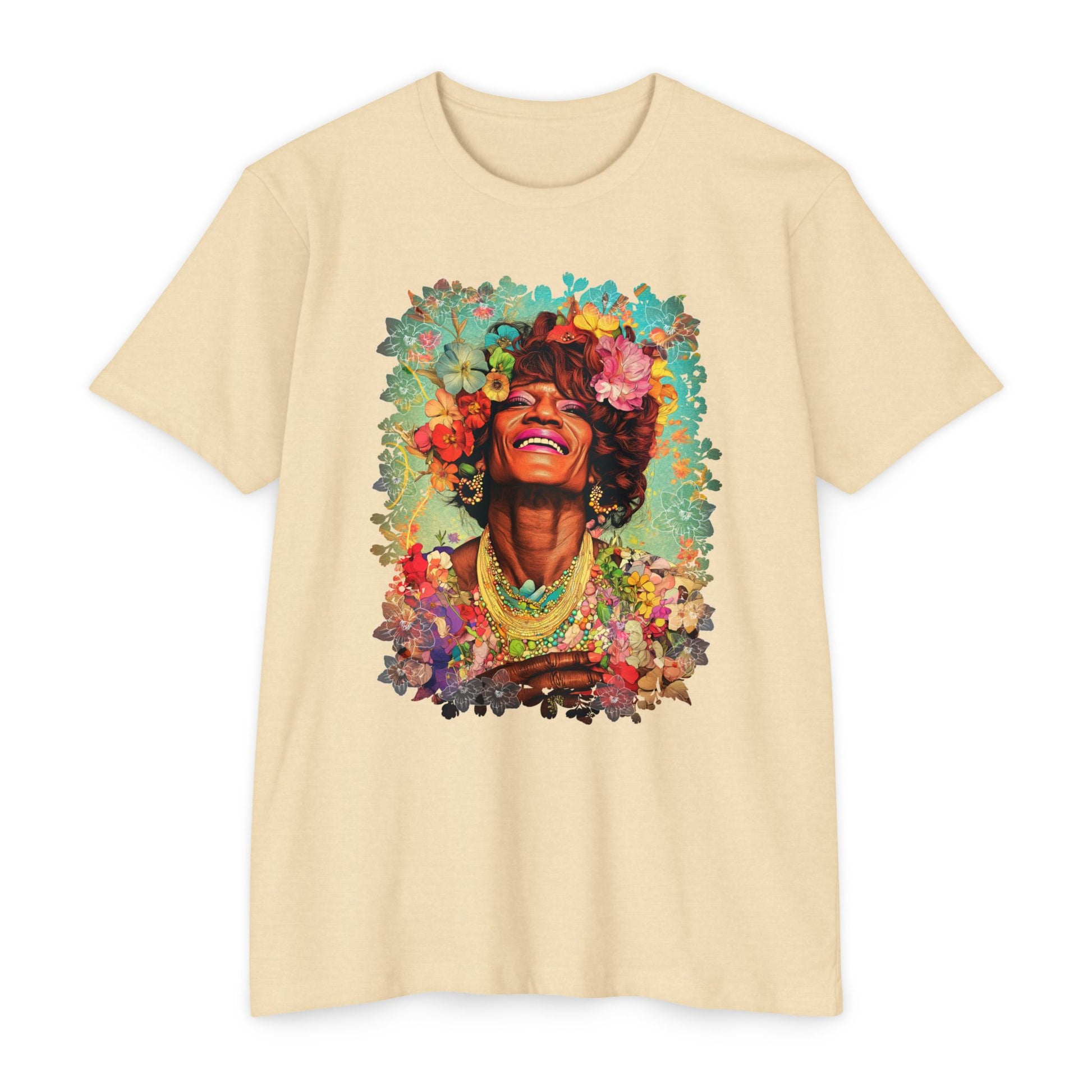 Marsha P. Johnson Tribute Unisex CVC Jersey T-Shirt