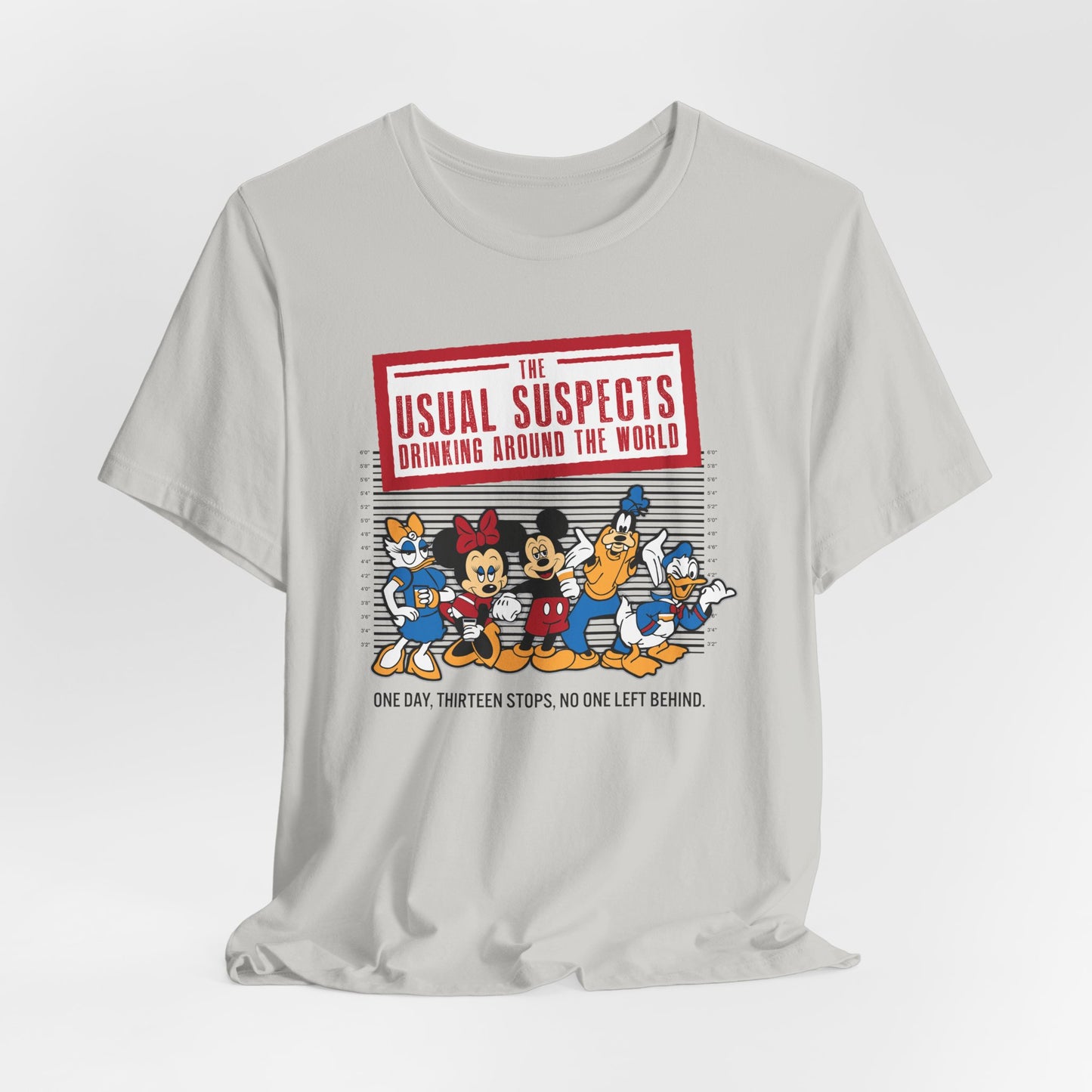 The Usual Suspects Drinking Around the World Epcot T-Shirt
