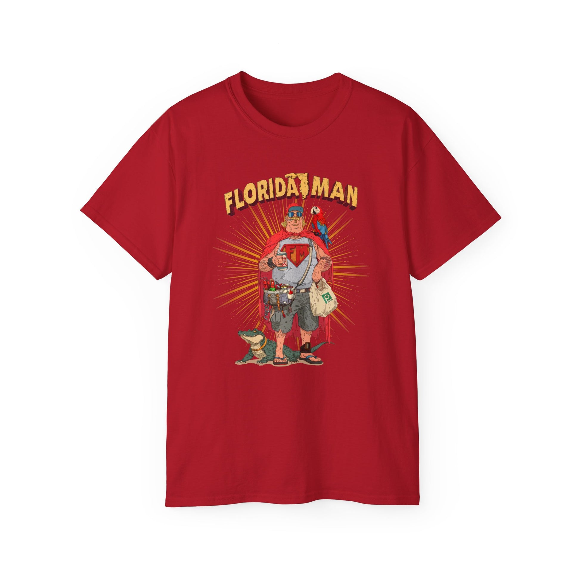 Florida Man The Anti Hero No One Asked For t-shirt activist mens womens | Speak Out Shirts