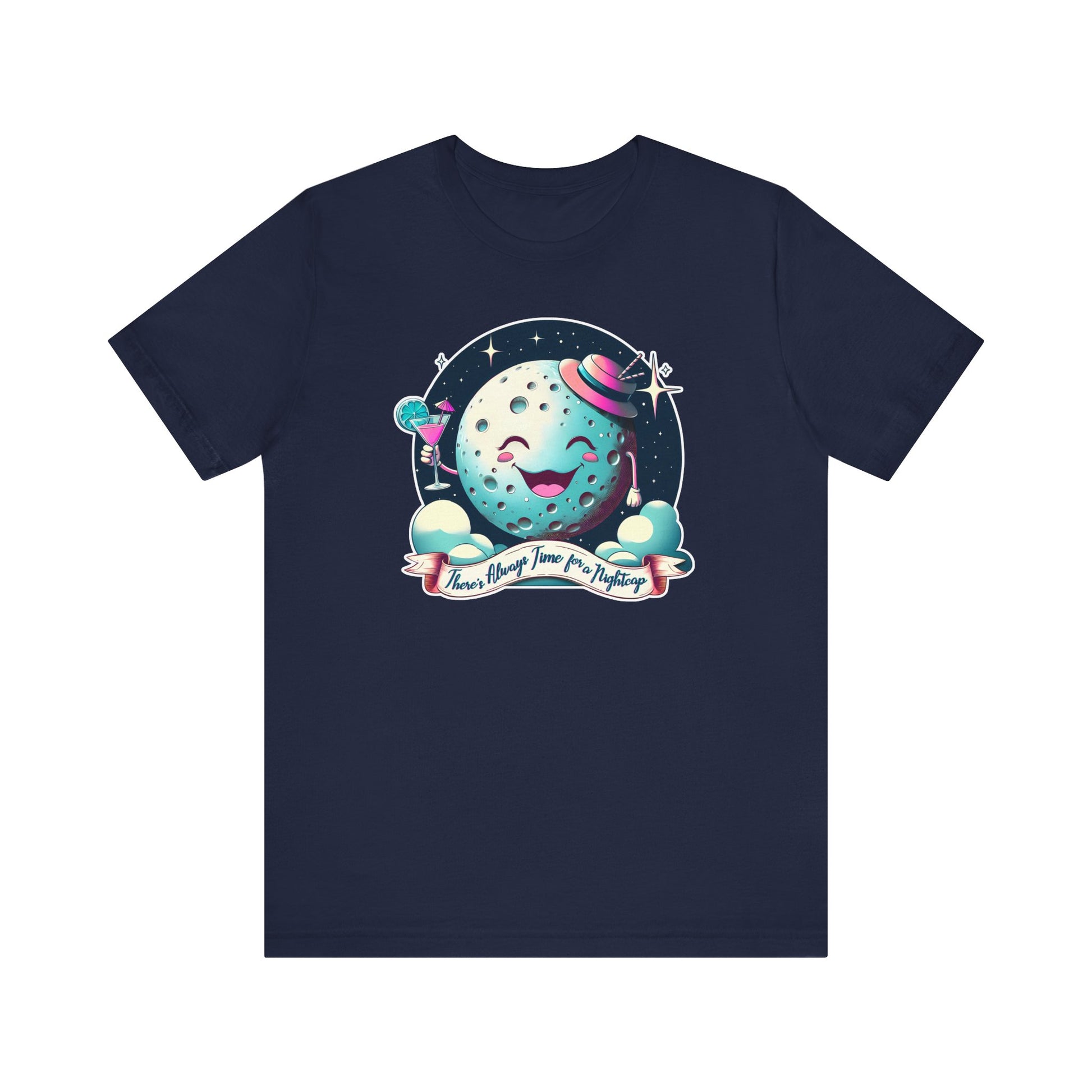 How about a Nightcap? Moon & Martini t-shirt mens womens ladies | Speak Out Shirts