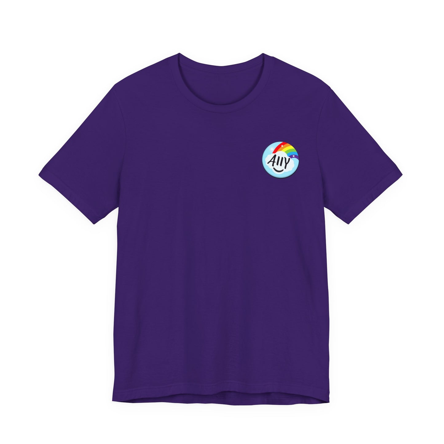 Ally Rainbow Heart Tee - LGBTQ+ Pride Support T-Shirt
