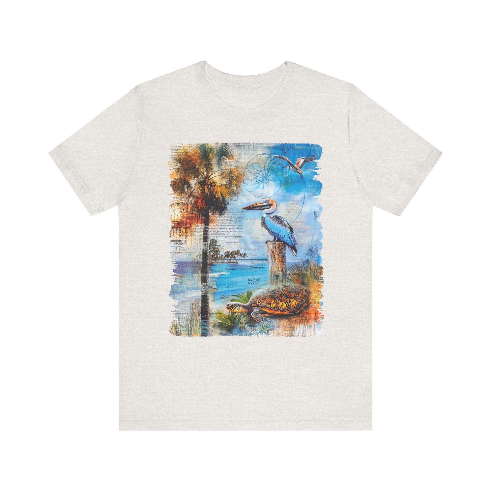 Gulf of México Collage Tee - Coastal Pride Shirt