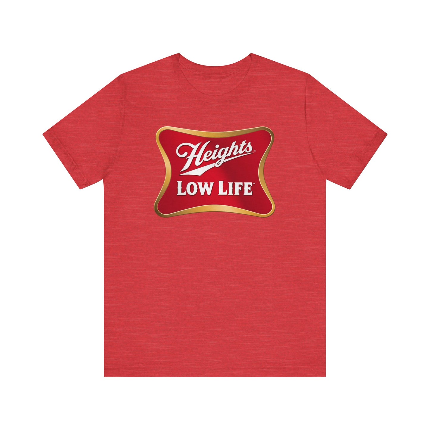Heights Low Life Beer Logo t-shirt funny mens womens | Speak Out Shirts