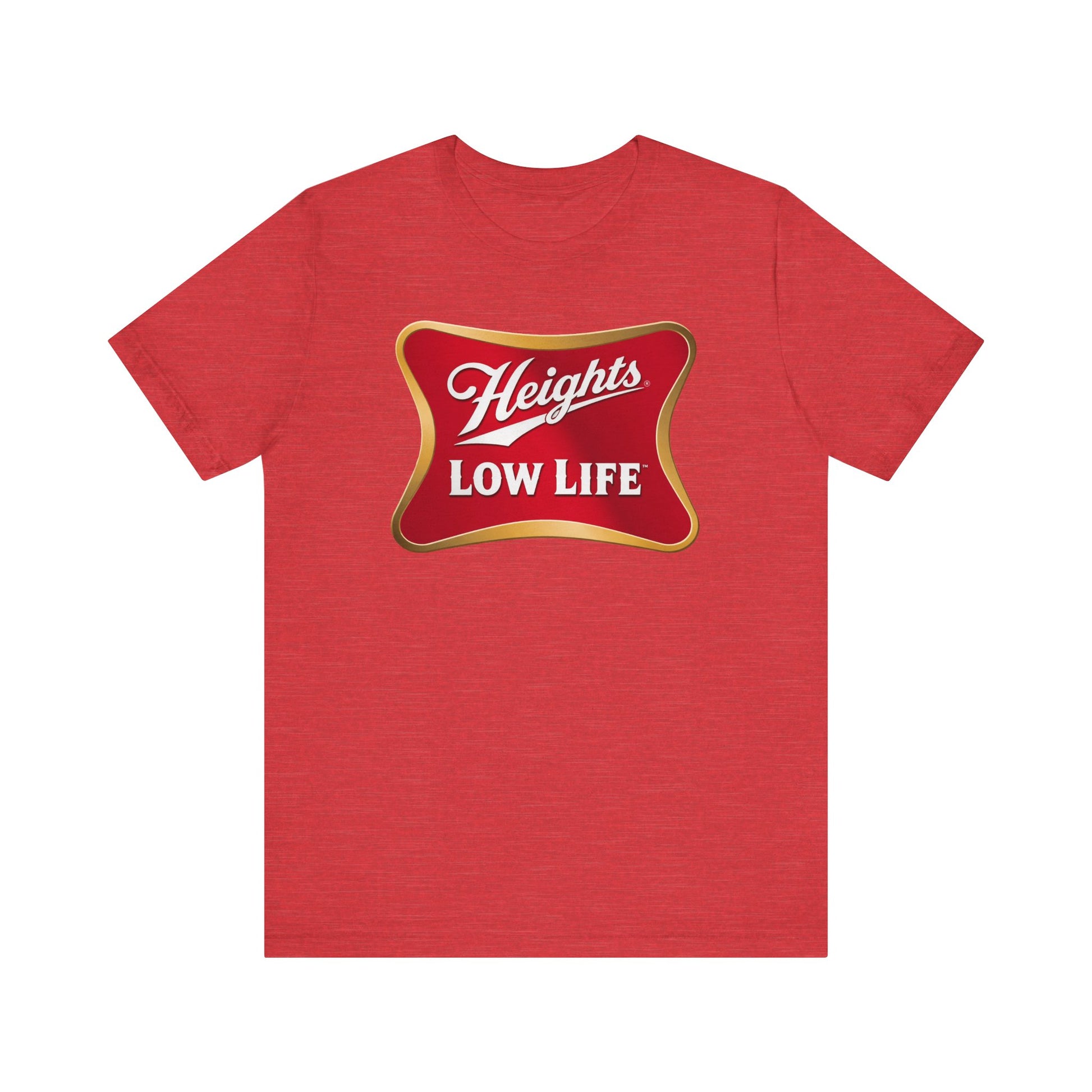 Heights Low Life Beer Logo t-shirt funny mens womens | Speak Out Shirts