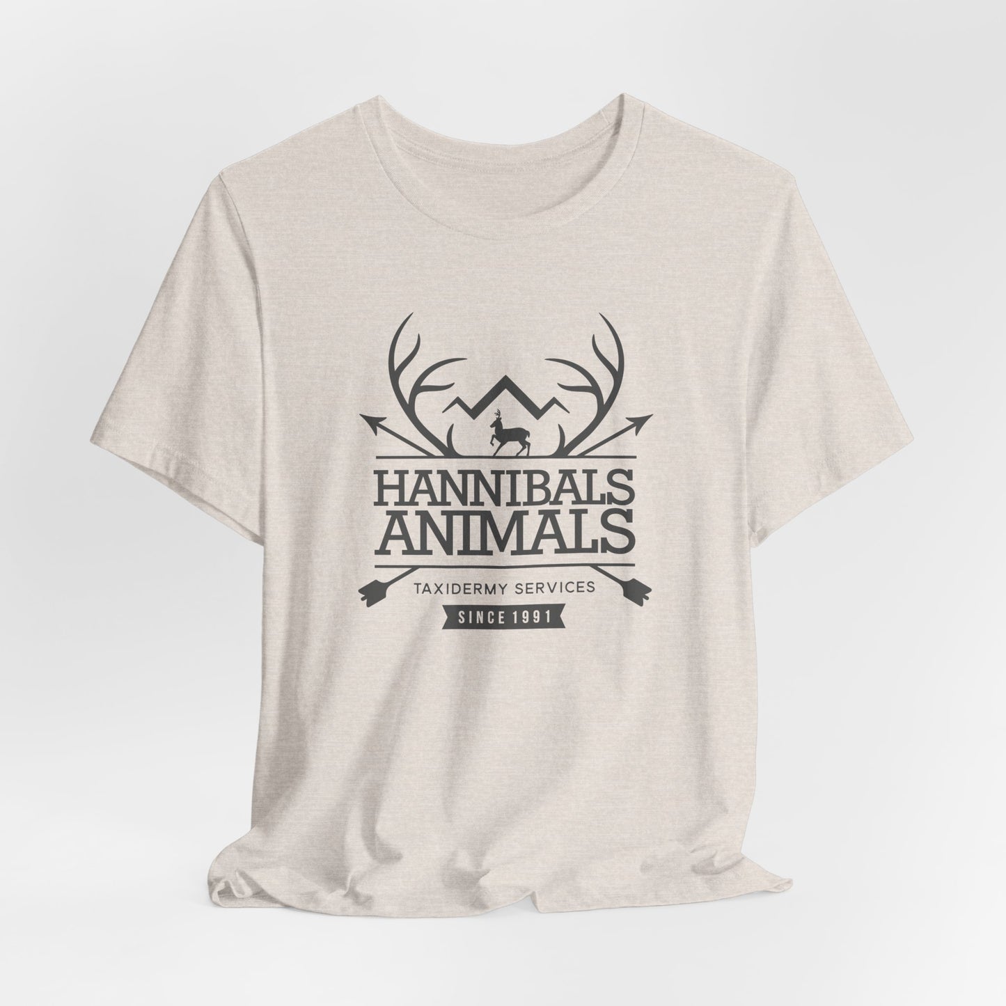 Hannibal's Animals Sarcastic Pun Tee — 'Welcome to Hannibal's Animals' Graphic T-Shirt