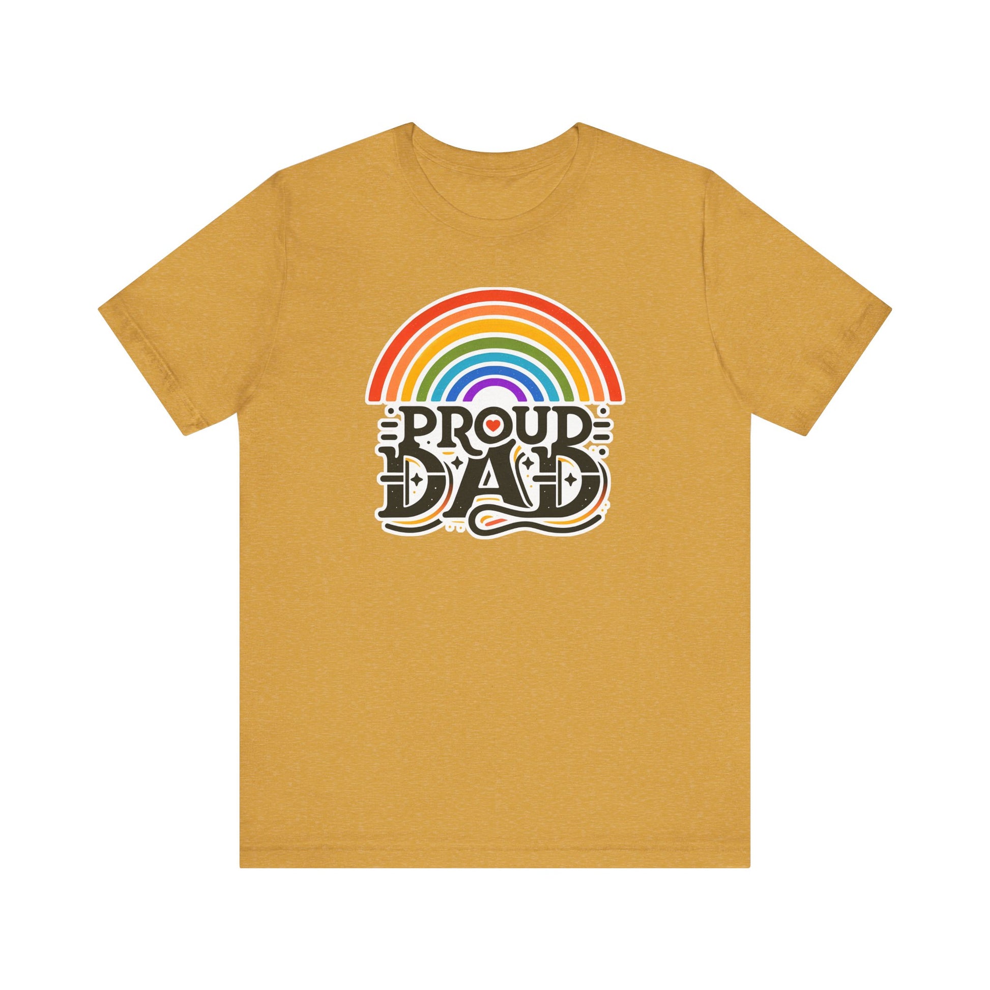 Proud Dad Unisex Tee - LGBTQ+ Ally Pride