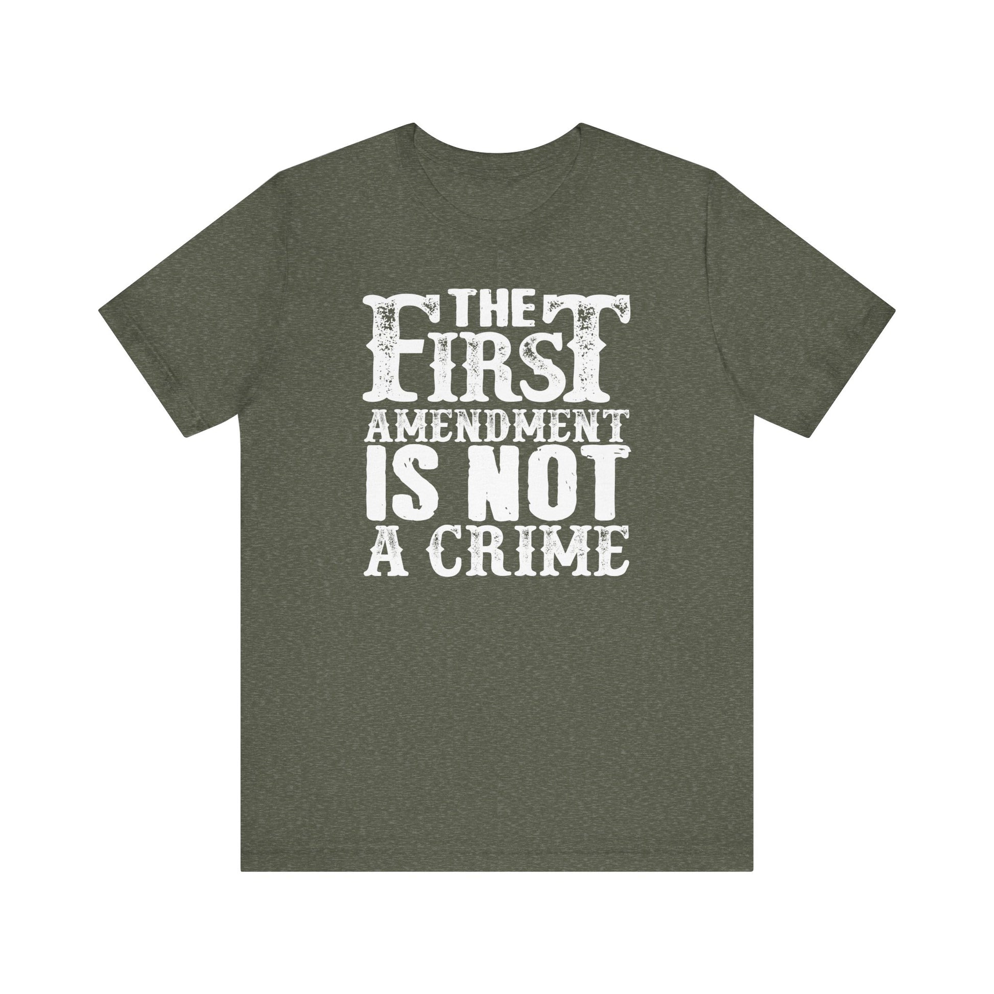 The First Amendment is not a Crime t-shirt protest mens womens | Speak Out Shirts