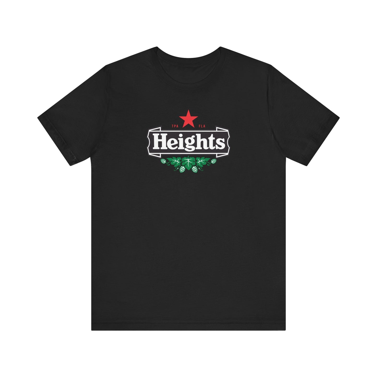 Heights Heinies - Unisex Beer Label Shirt for Tampa, FL