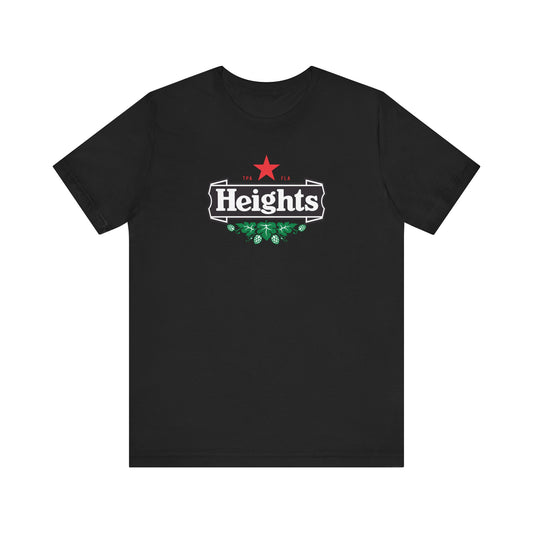 Heights Heinies - Unisex Beer Label Shirt for Tampa, FL