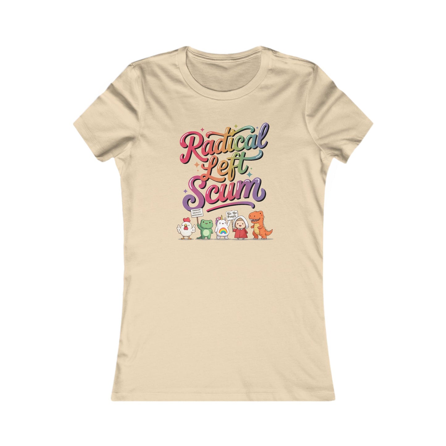 Radical Left Scum Protestor Icons Women's Favorite t-shirt protest mens womens | Speak Out Shirts