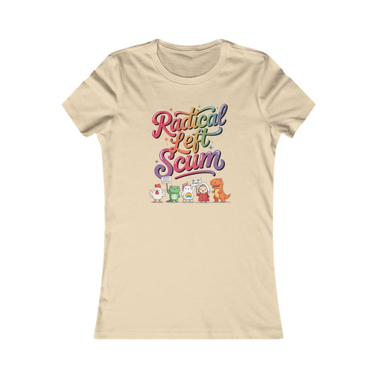 Radical Left Scum Protestor Icons - Women's Favorite Tee