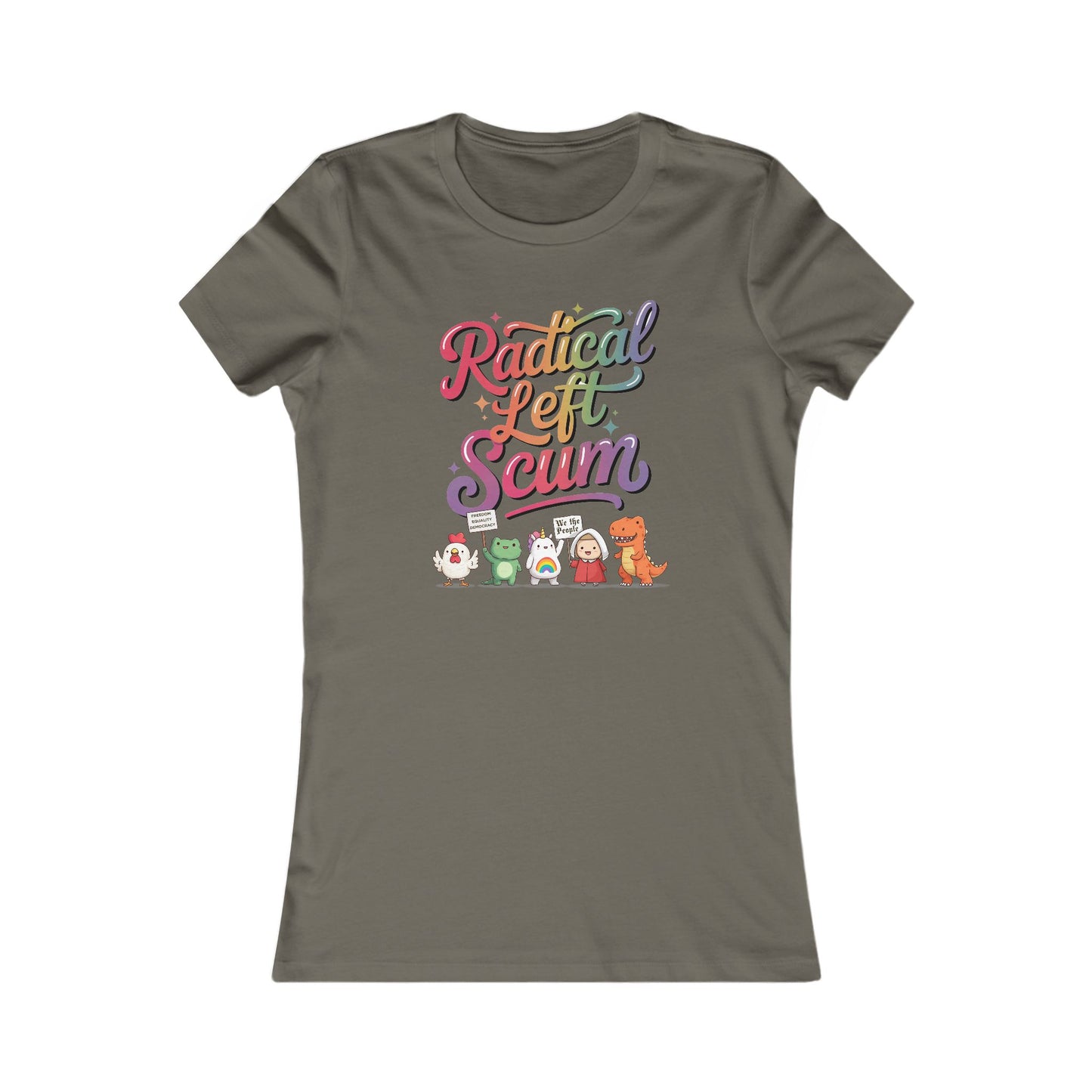 Radical Left Scum Protestor Icons Women's Favorite t-shirt protest mens womens | Speak Out Shirts