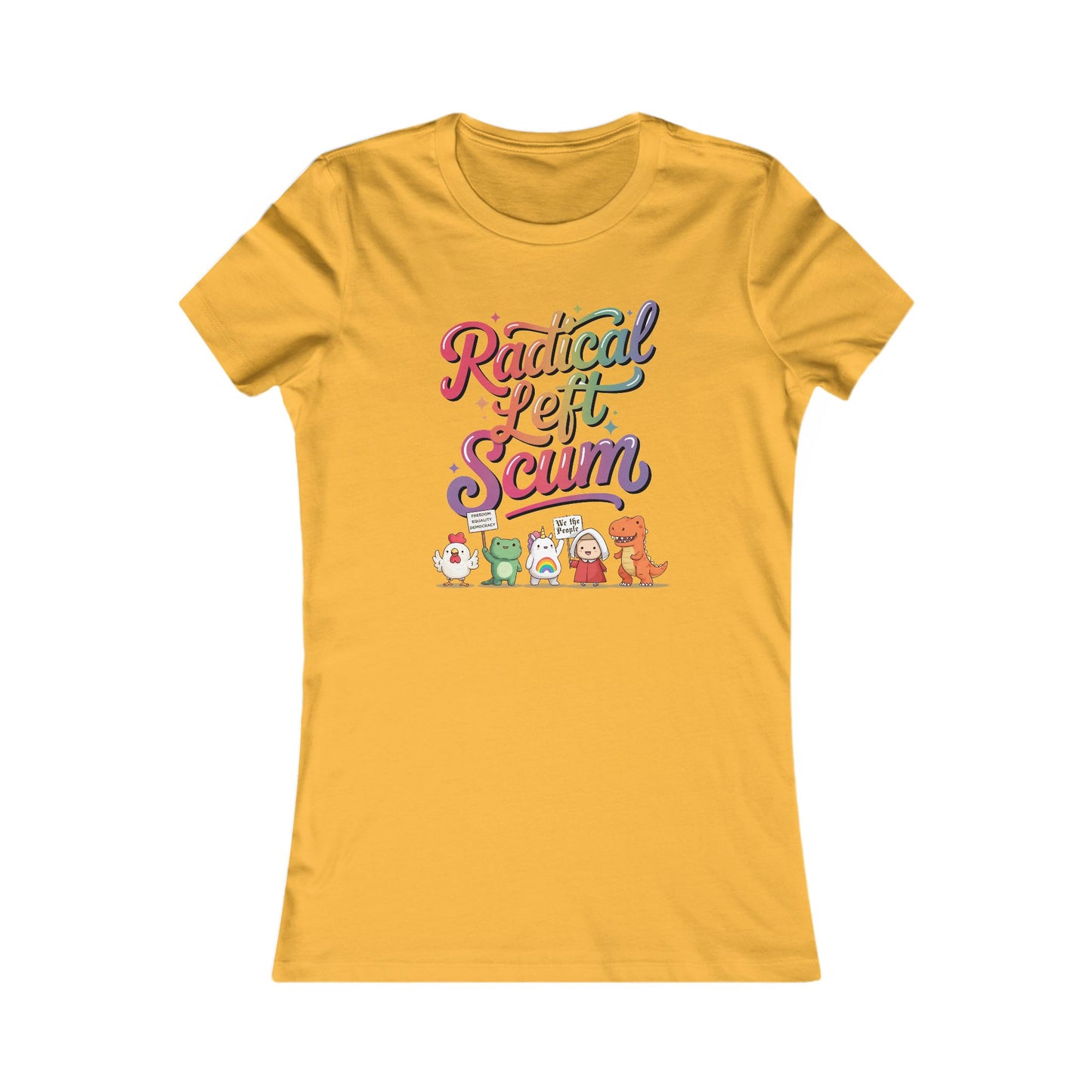 Radical Left Scum Protestor Icons Women's Favorite t-shirt protest mens womens | Speak Out Shirts