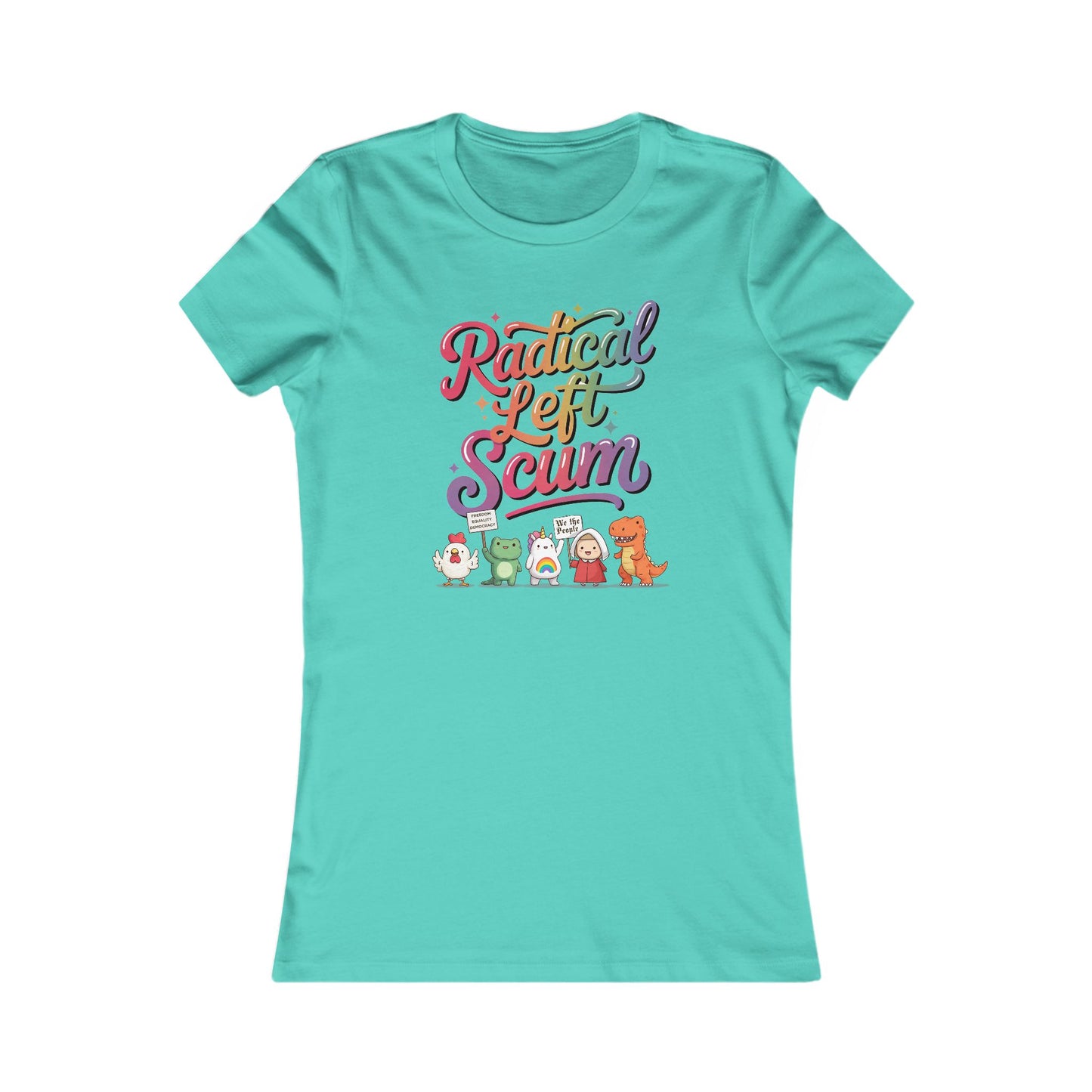 Radical Left Scum Protestor Icons Women's Favorite t-shirt protest mens womens | Speak Out Shirts