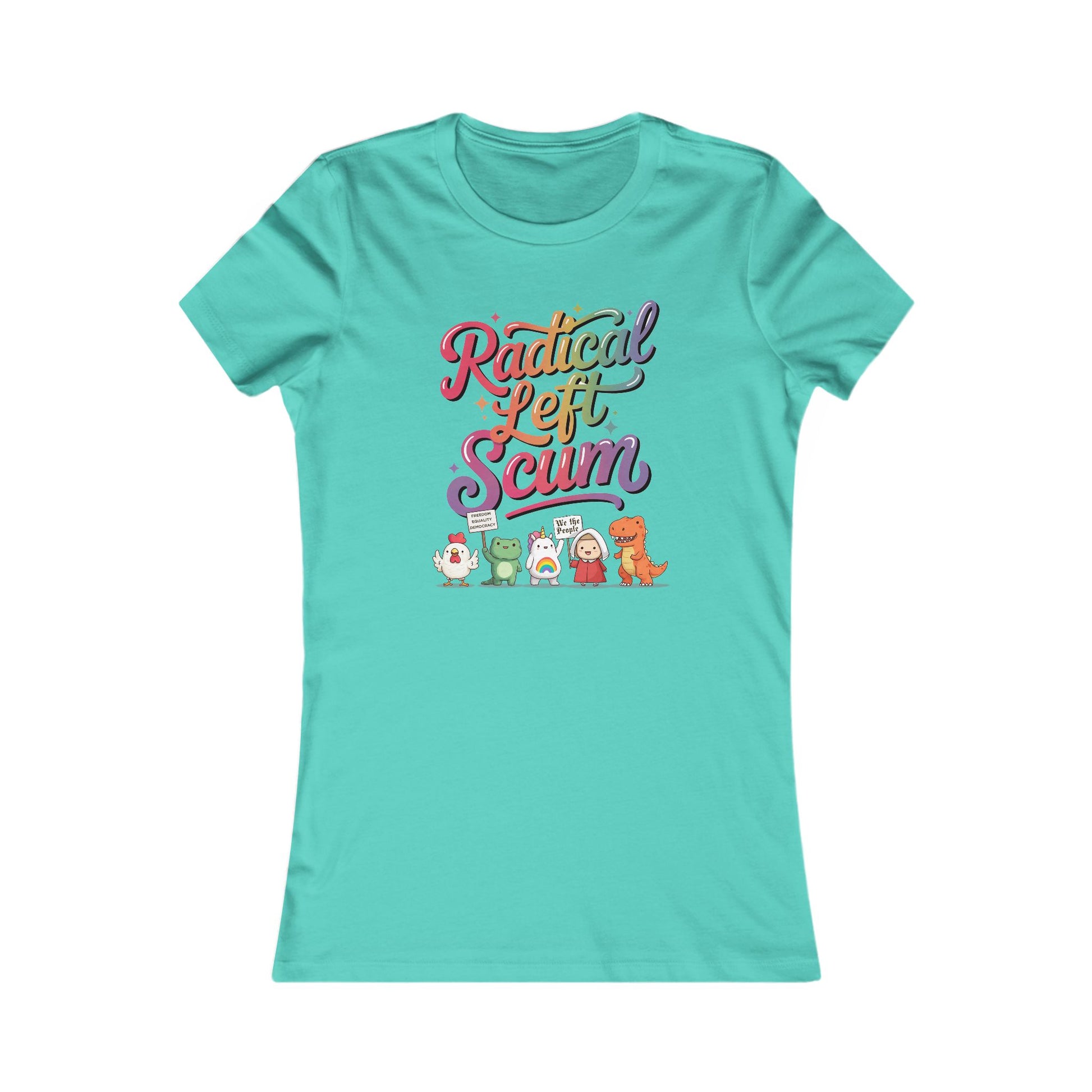 Radical Left Scum Protestor Icons Women's Favorite t-shirt protest mens womens | Speak Out Shirts