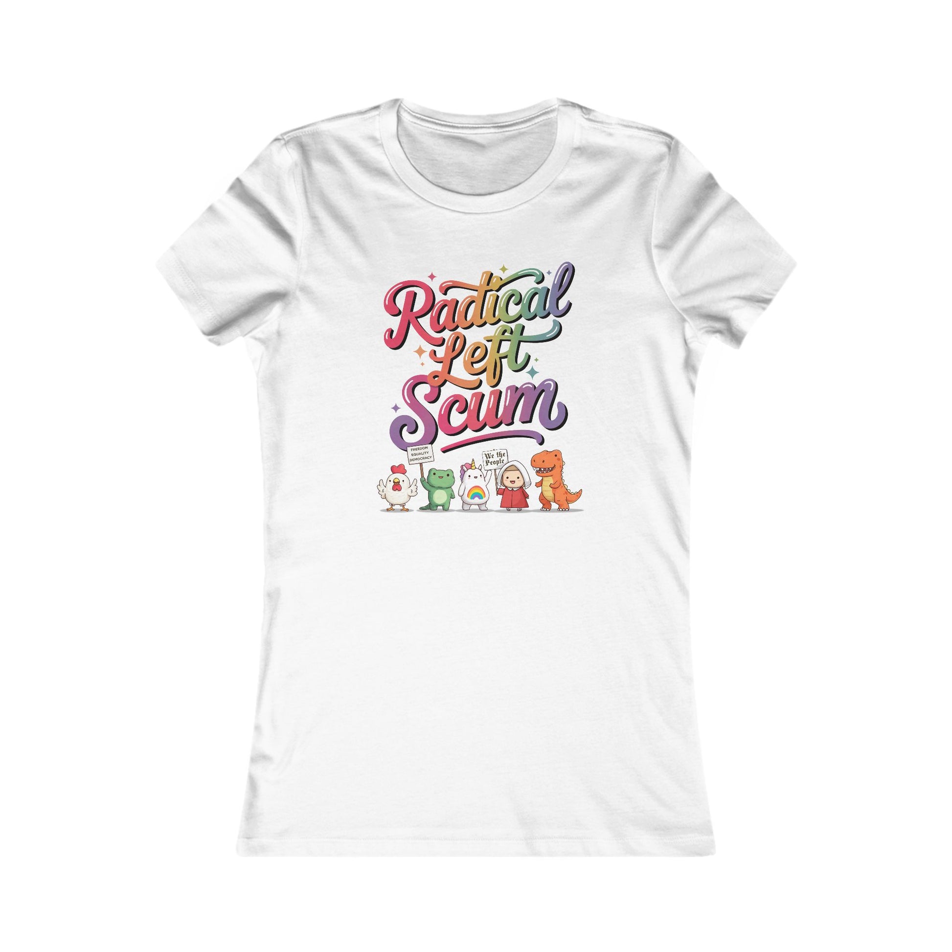 Radical Left Scum Protestor Icons Women's Favorite t-shirt protest mens womens | Speak Out Shirts