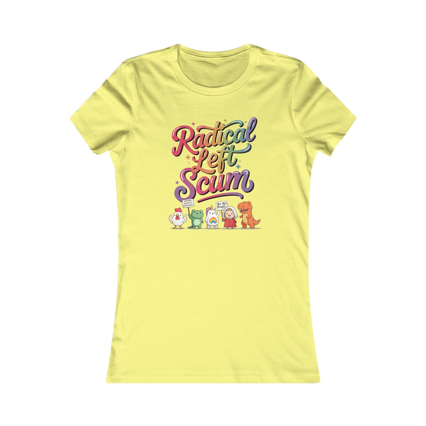 Radical Left Scum Protestor Icons Women's Favorite t-shirt protest mens womens | Speak Out Shirts