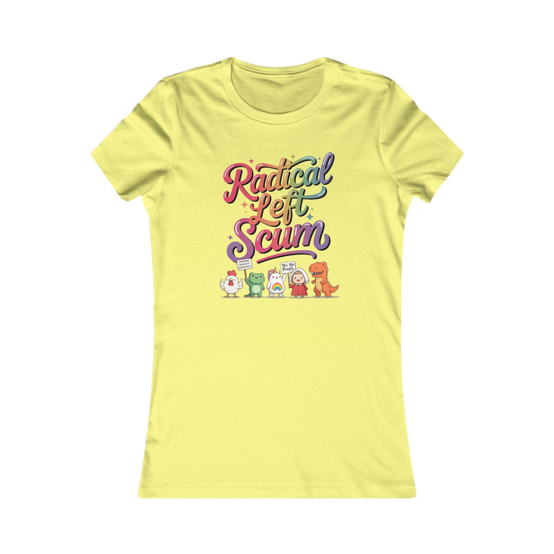 Radical Left Scum Protestor Icons Women's Favorite t-shirt protest mens womens | Speak Out Shirts