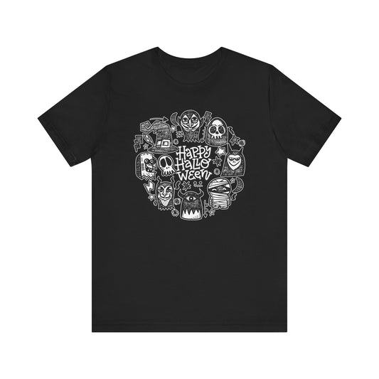 Sketchy Monster Halloween Crew - Unisex Shirt