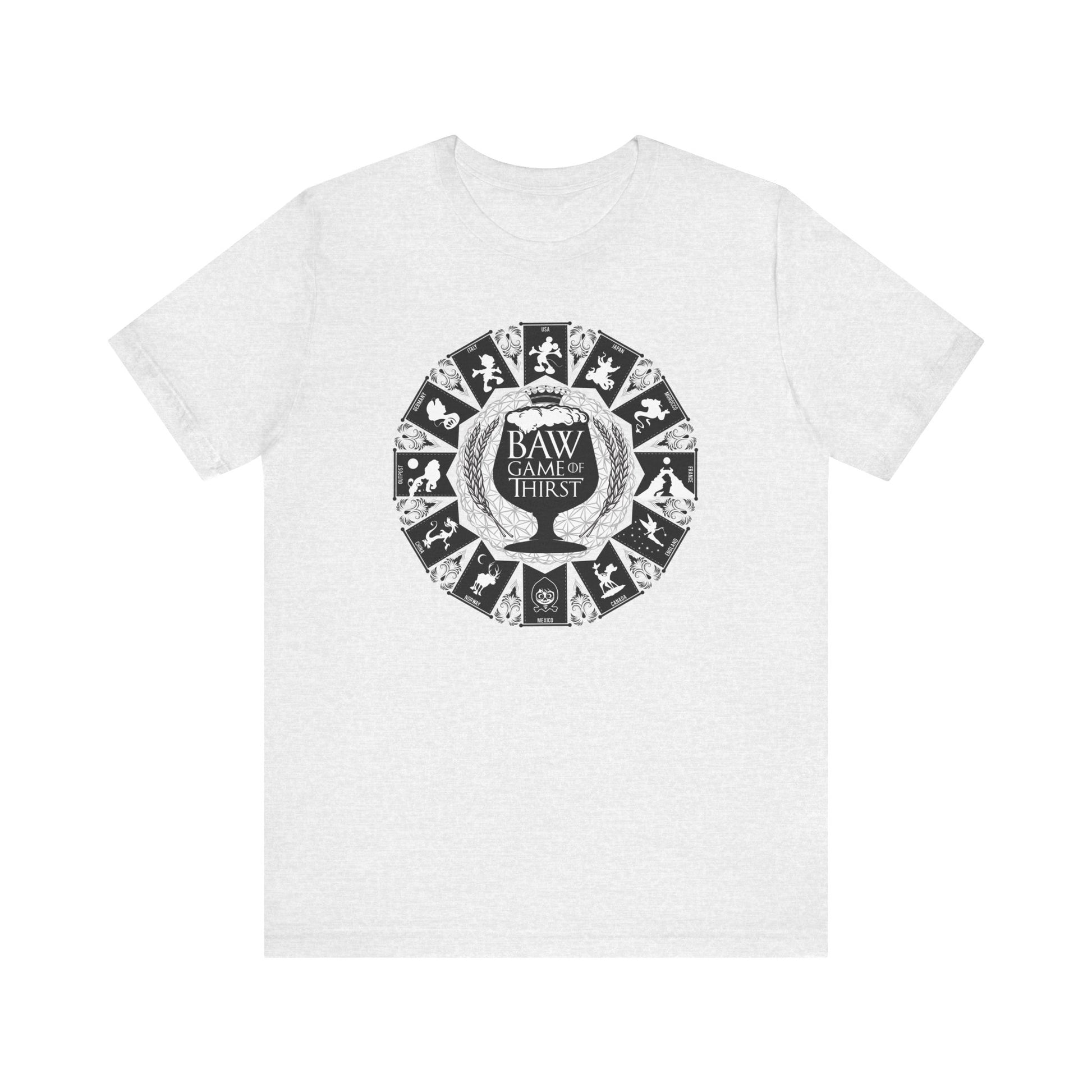 Game of Thirst Epcot Group Drinking t-shirt mens womens ladies | Speak Out Shirts