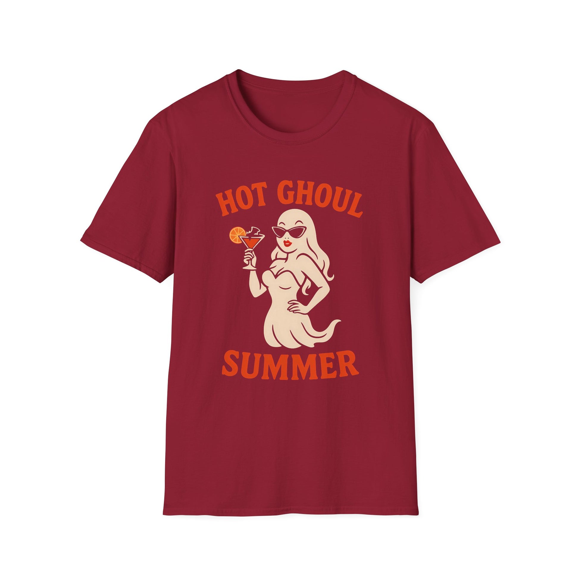 Hot Ghoul Summer Design Halloween t-shirt funny mens womens | Speak Out Shirts