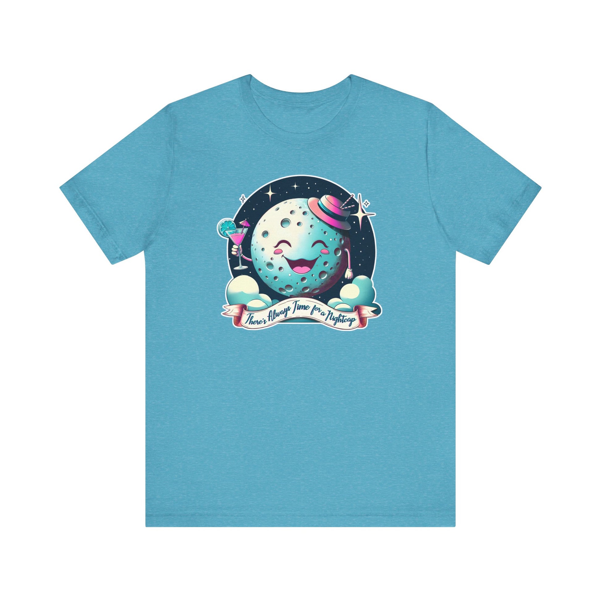 How about a Nightcap? Moon & Martini t-shirt mens womens ladies | Speak Out Shirts