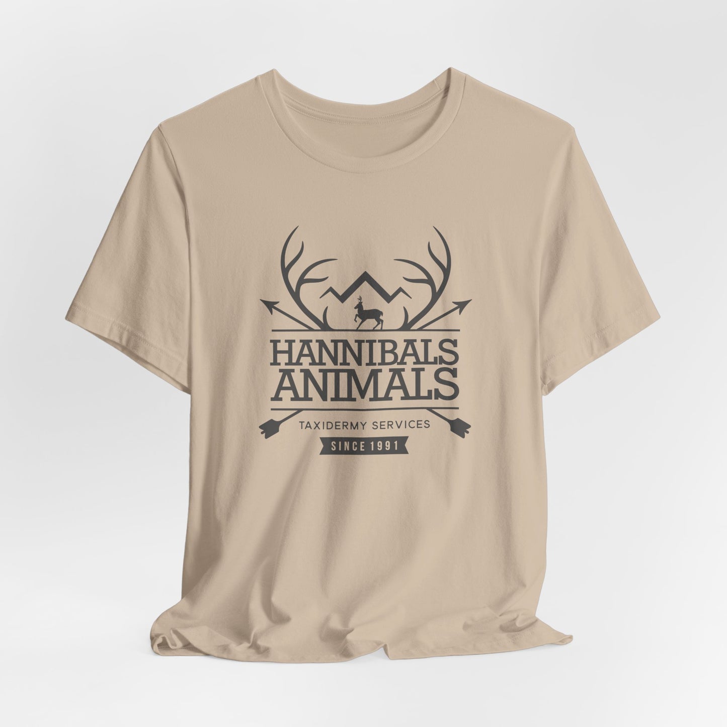 Hannibal's Animals Sarcastic Pun Tee — 'Welcome to Hannibal's Animals' Graphic T-Shirt