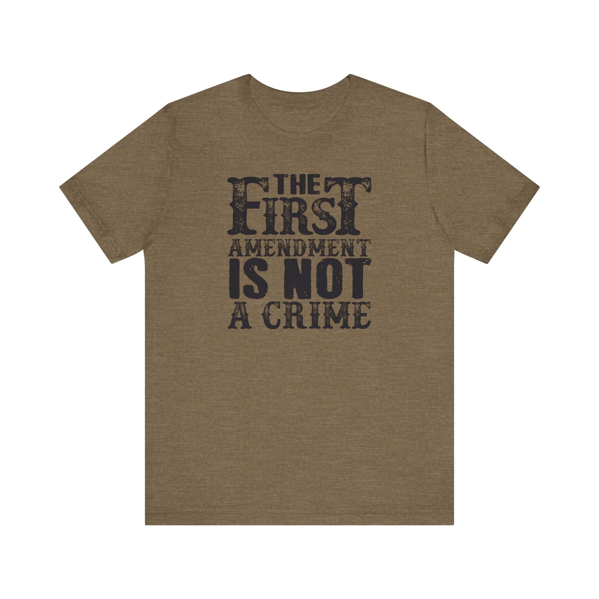 The First Amendment is not a Crime t-shirt protest mens womens | Speak Out Shirts