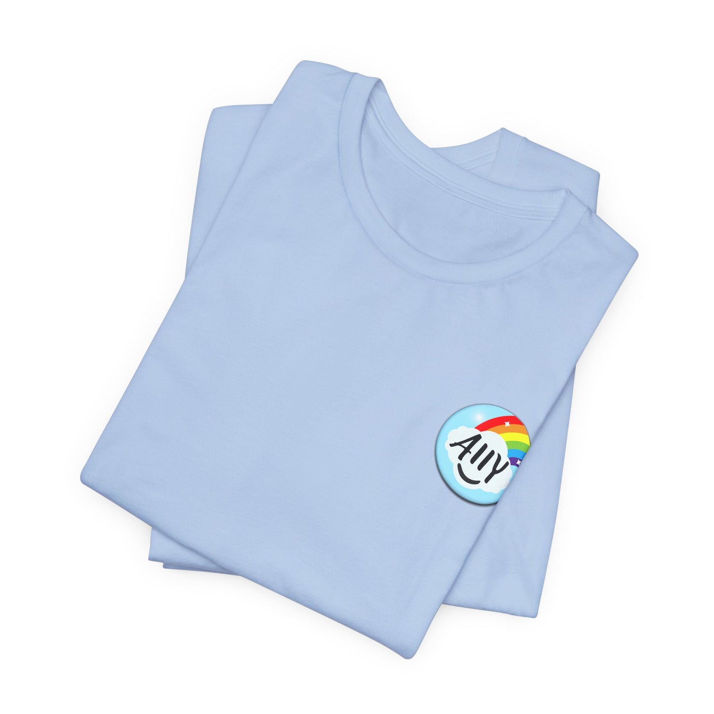 Ally Rainbow Heart Tee - LGBTQ+ Pride Support T-Shirt