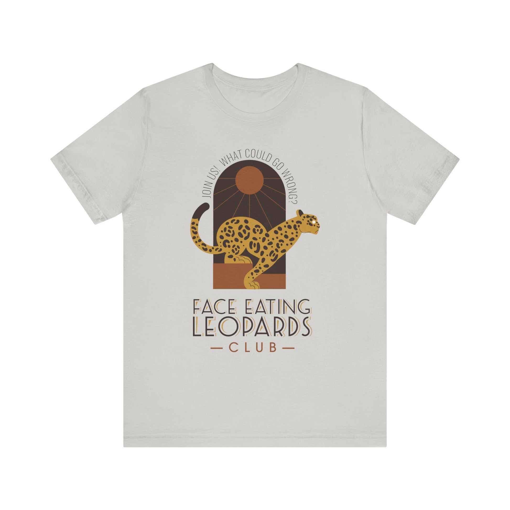 Face Eating Leopard Party t-shirt protest mens womens | Speak Out Shirts