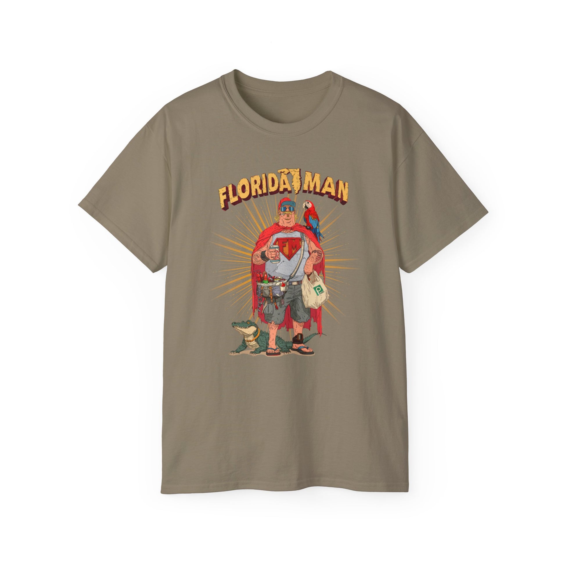 Florida Man The Anti Hero No One Asked For t-shirt activist mens womens | Speak Out Shirts