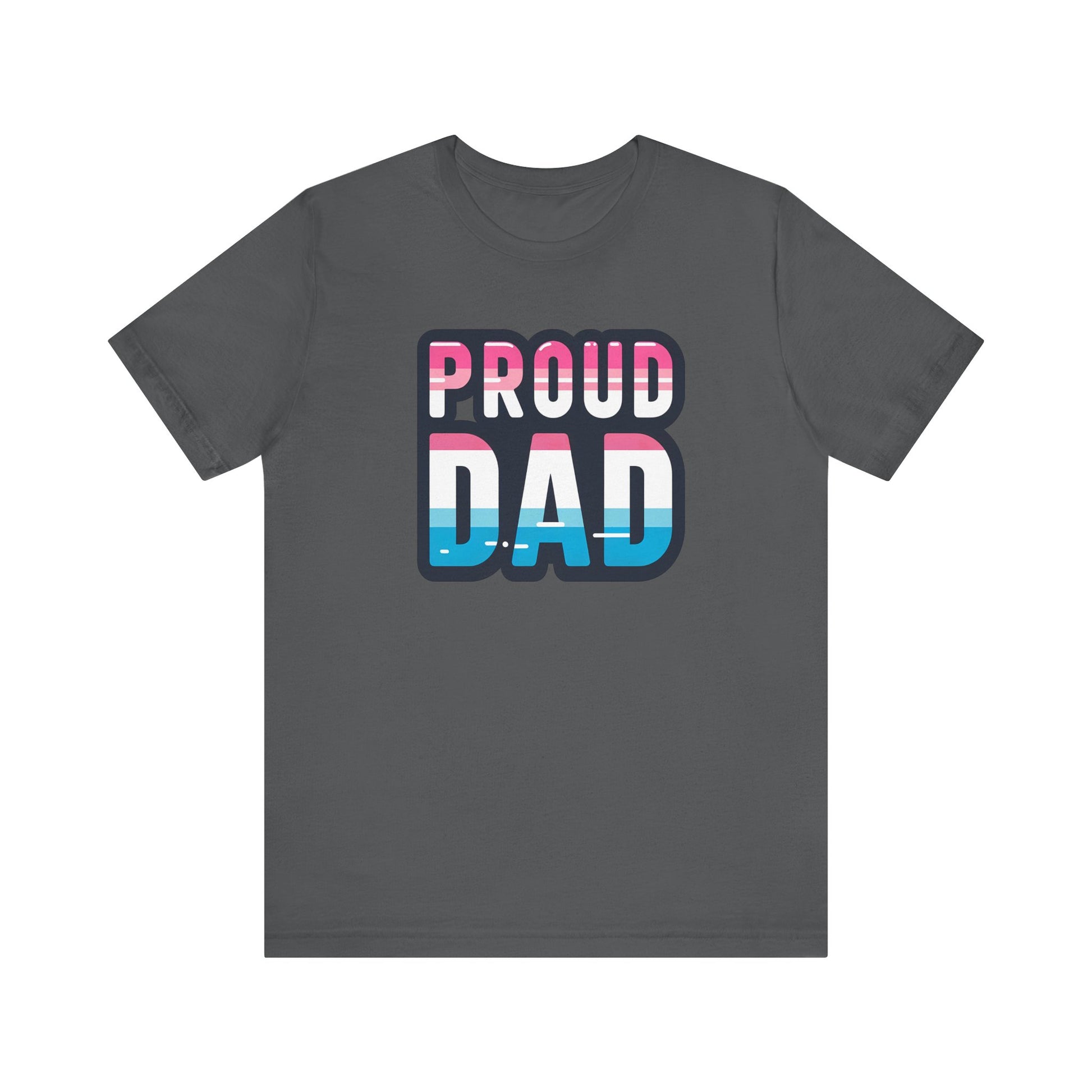 Proud Trans Dad Unisex Tee - LGBTQ+ Pride Shirt