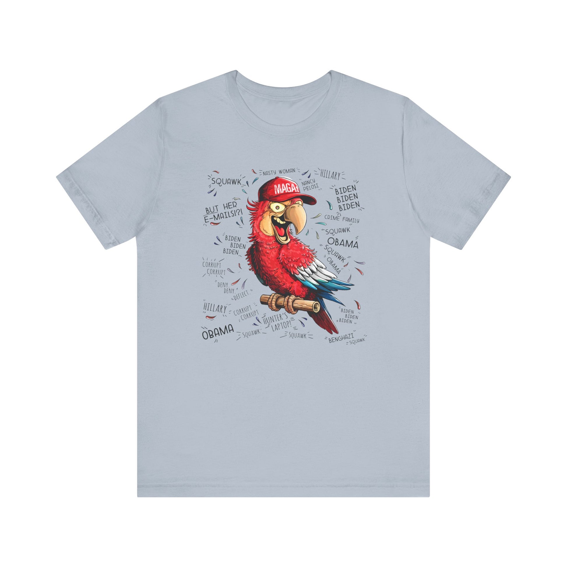 Squawk tastic Deflection Parrot The Ultimate MAGA t-shirt protest mens womens | Speak Out Shirts